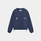 Buckler Navy Oversized Crewneck Crewneck eme   