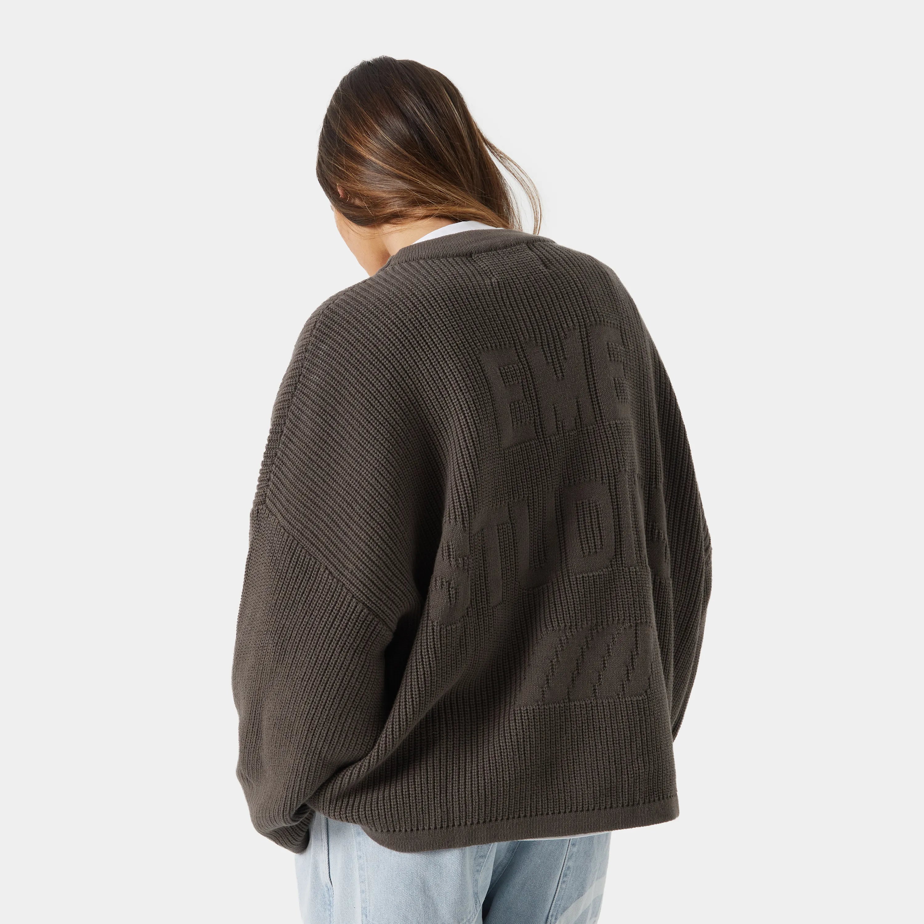 Sleek Fawn Knit Sweater Knit eme