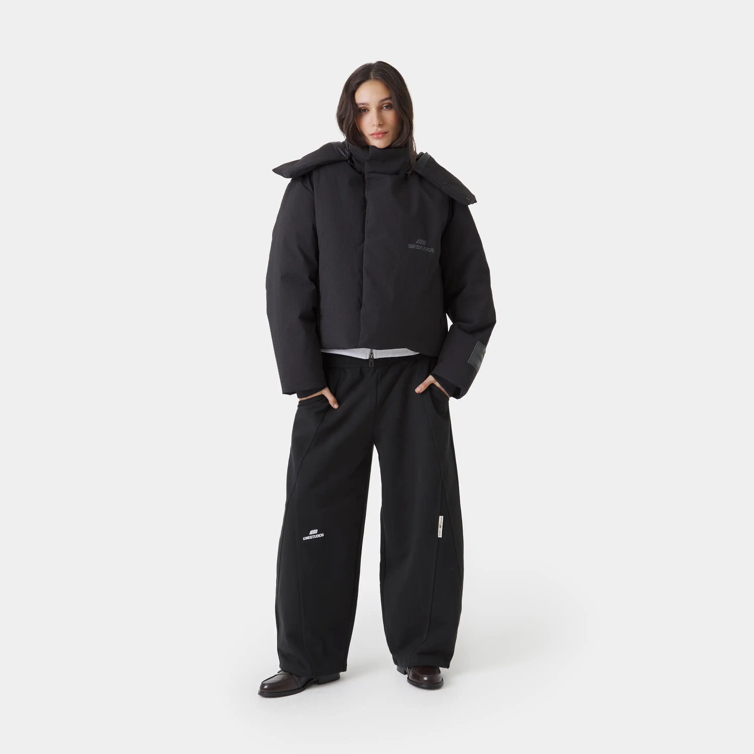 Gift Ripstop Black Puffer Outerwear Eme Studios