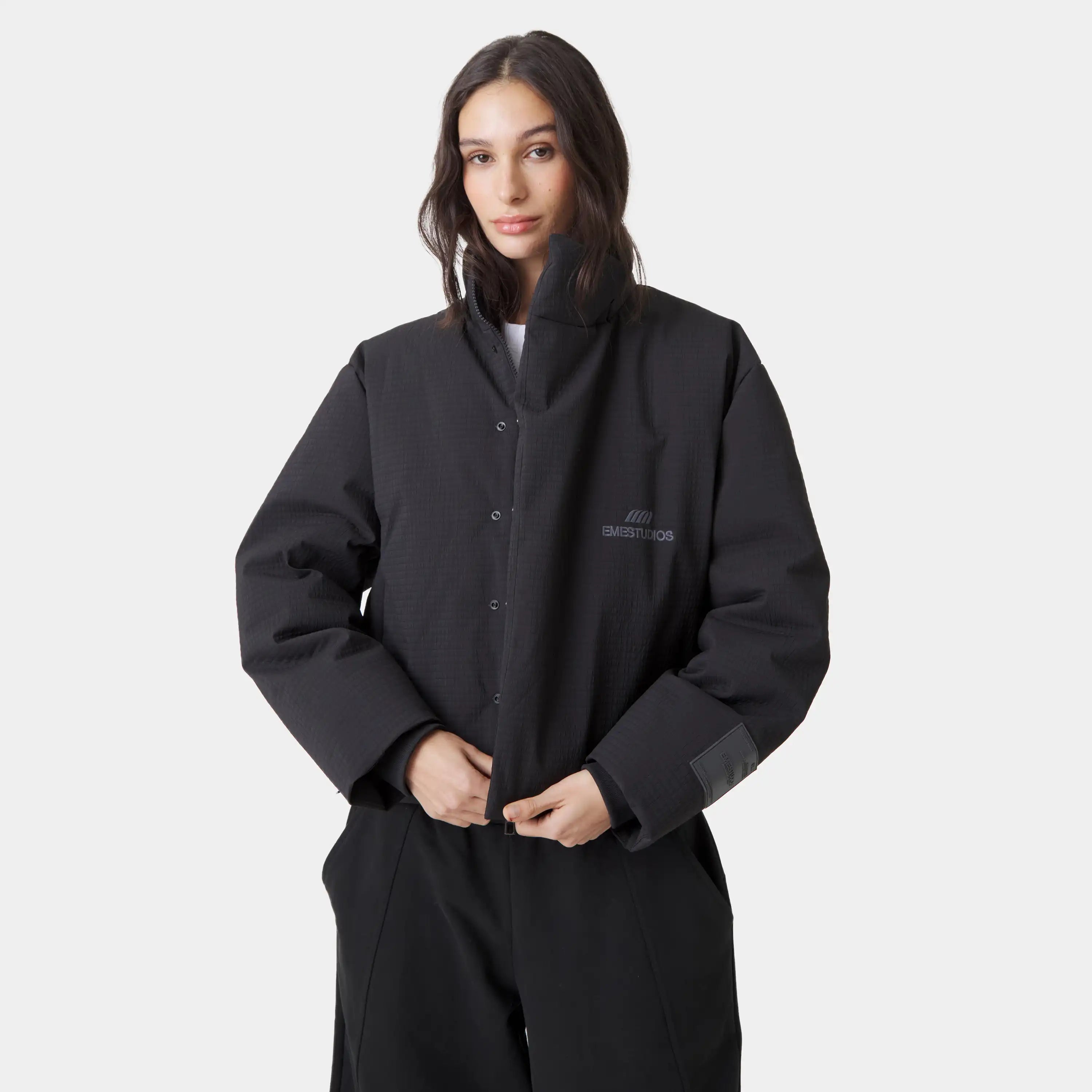 Gift Ripstop Black Puffer Outerwear Eme Studios