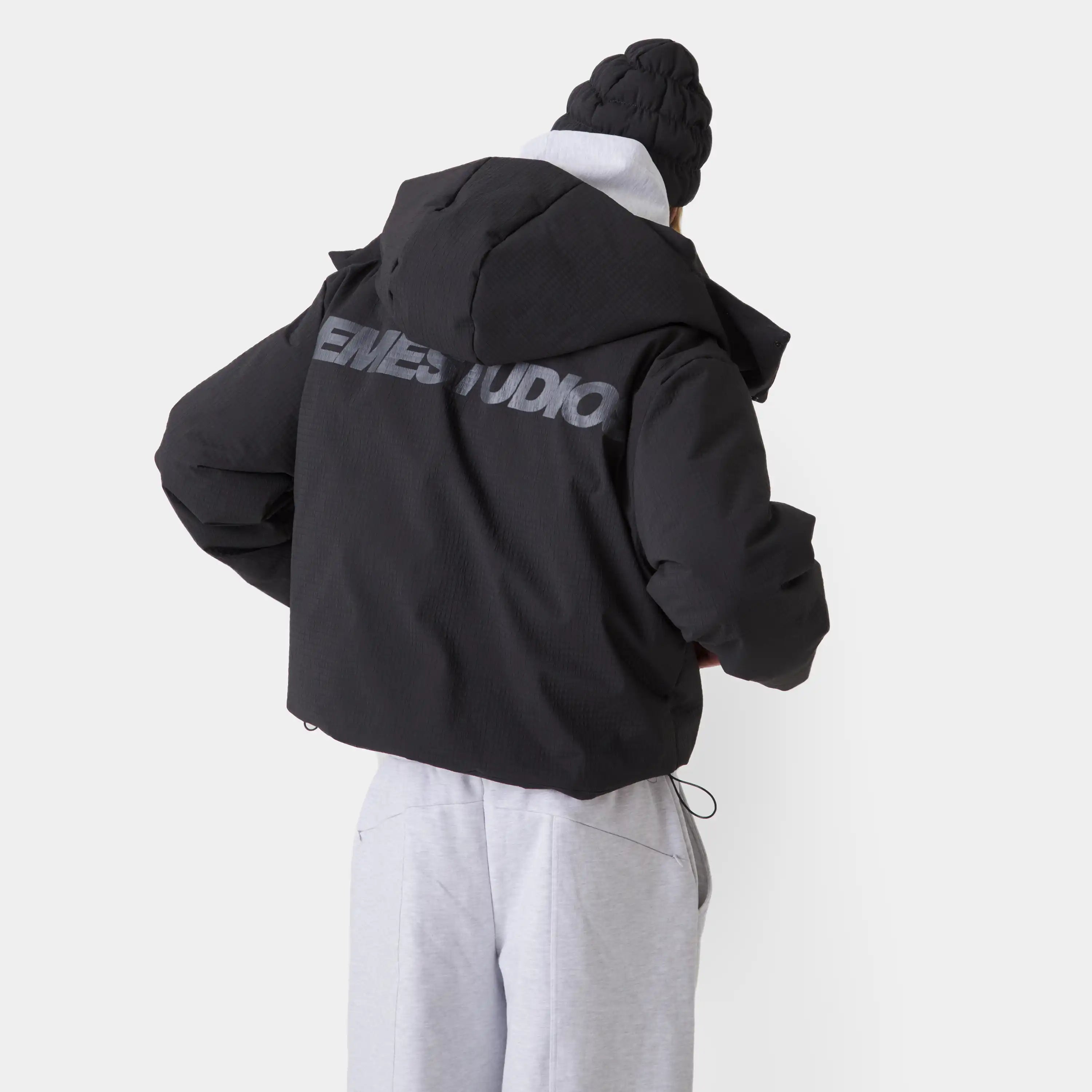 Gift Ripstop Black Puffer Outerwear Eme Studios