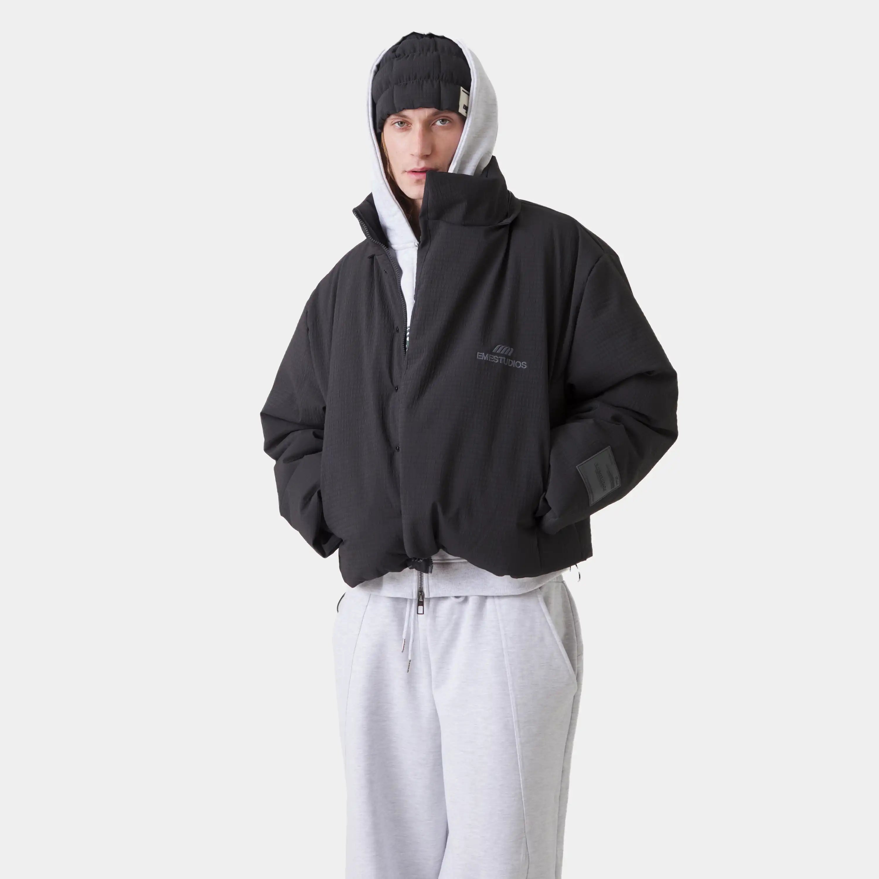 Gift Ripstop Black Puffer Outerwear Eme Studios