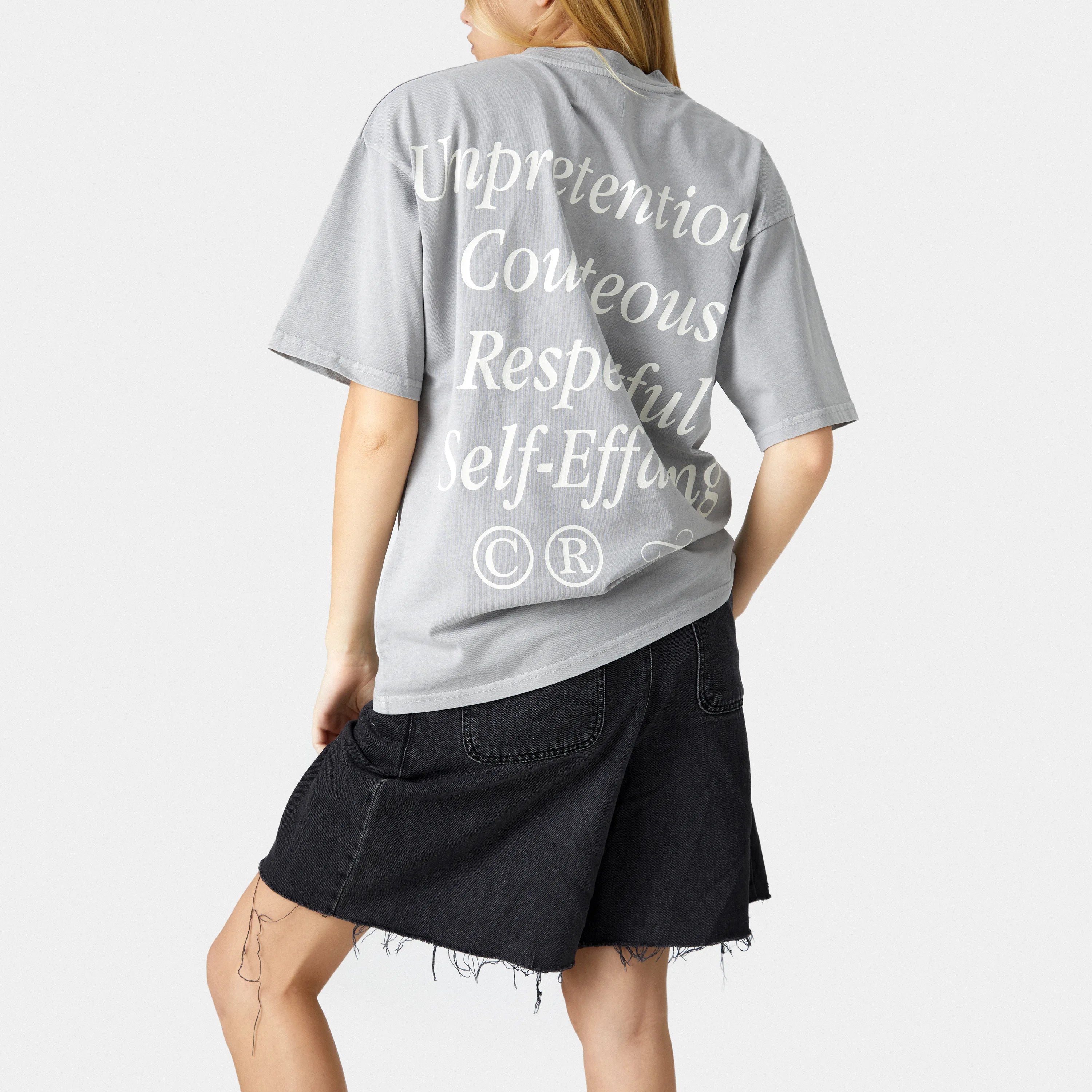 Construction Stone Oversized Tee Camiseta eme   