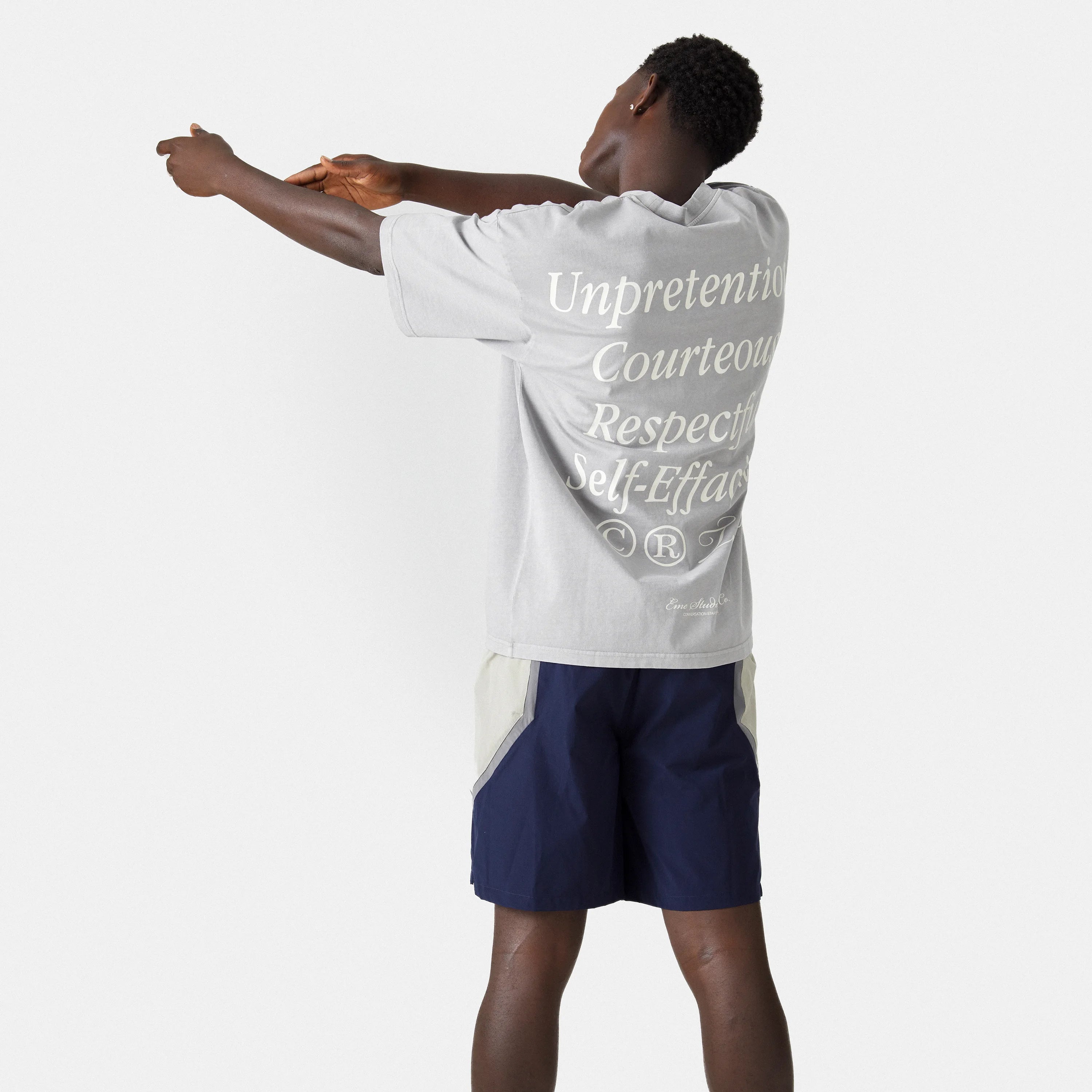 Construction Stone Oversized Tee Camiseta eme   