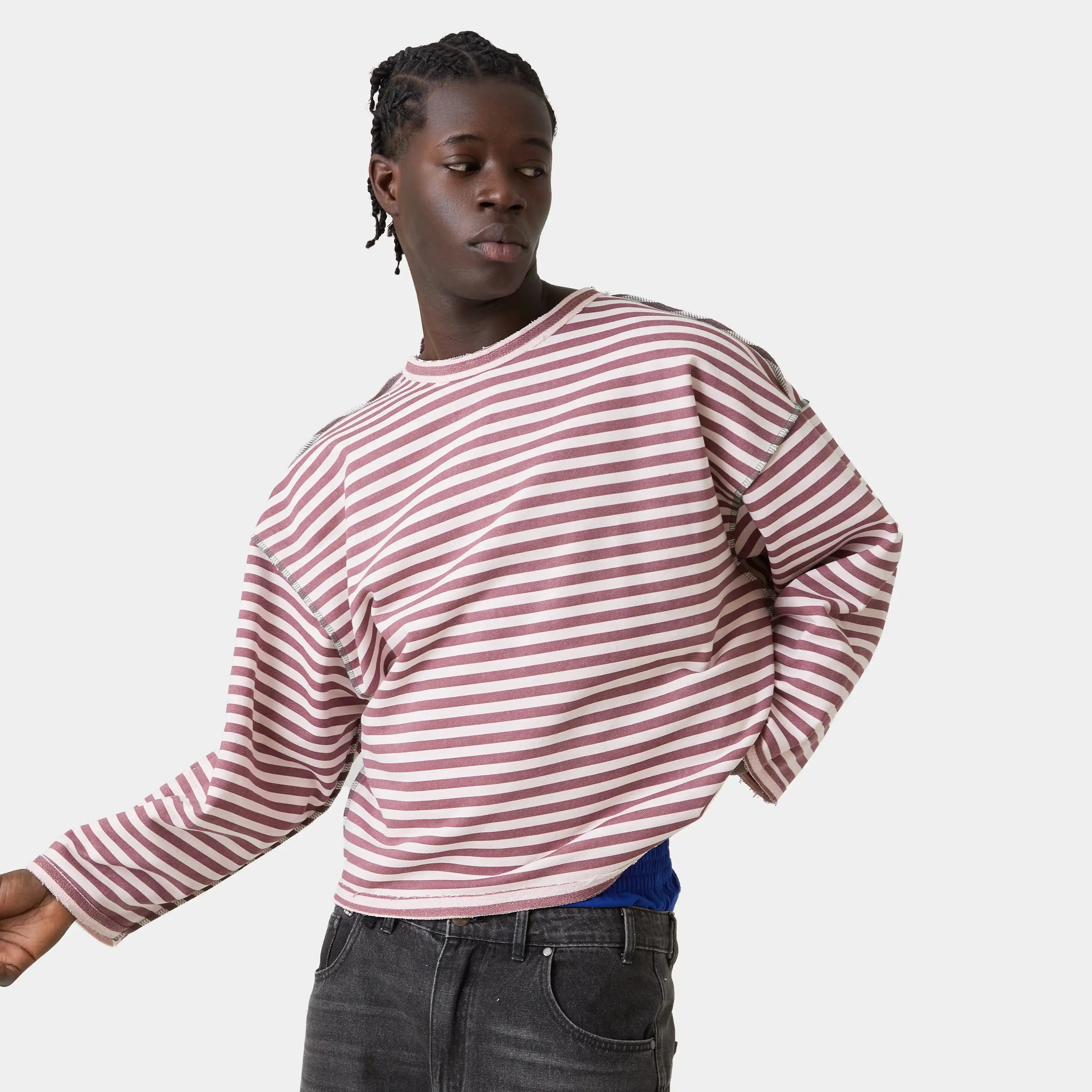 Sade Cotton Candy Reverse Crewneck Sweatshirts Eme Studios