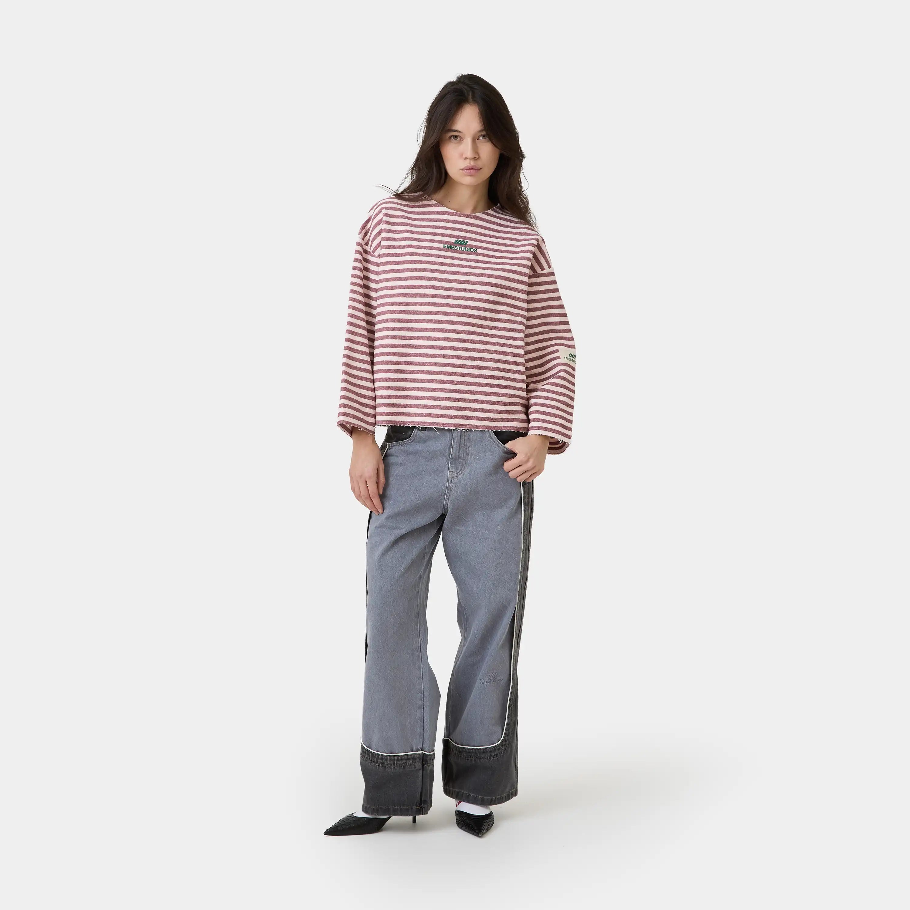 Sade Cotton Candy Reverse Crewneck Sweatshirts Eme Studios