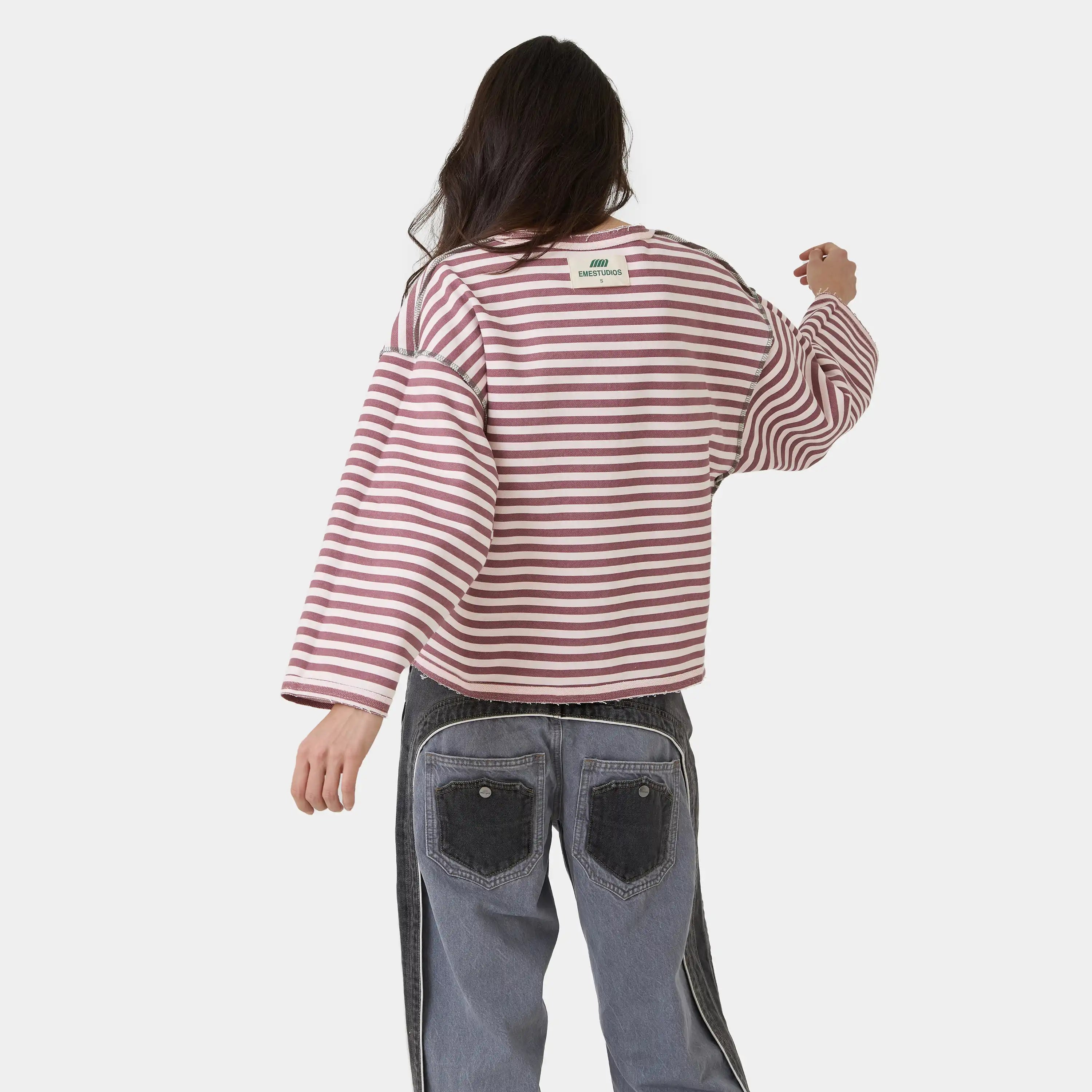 Sade Cotton Candy Reverse Crewneck Sweatshirts Eme Studios