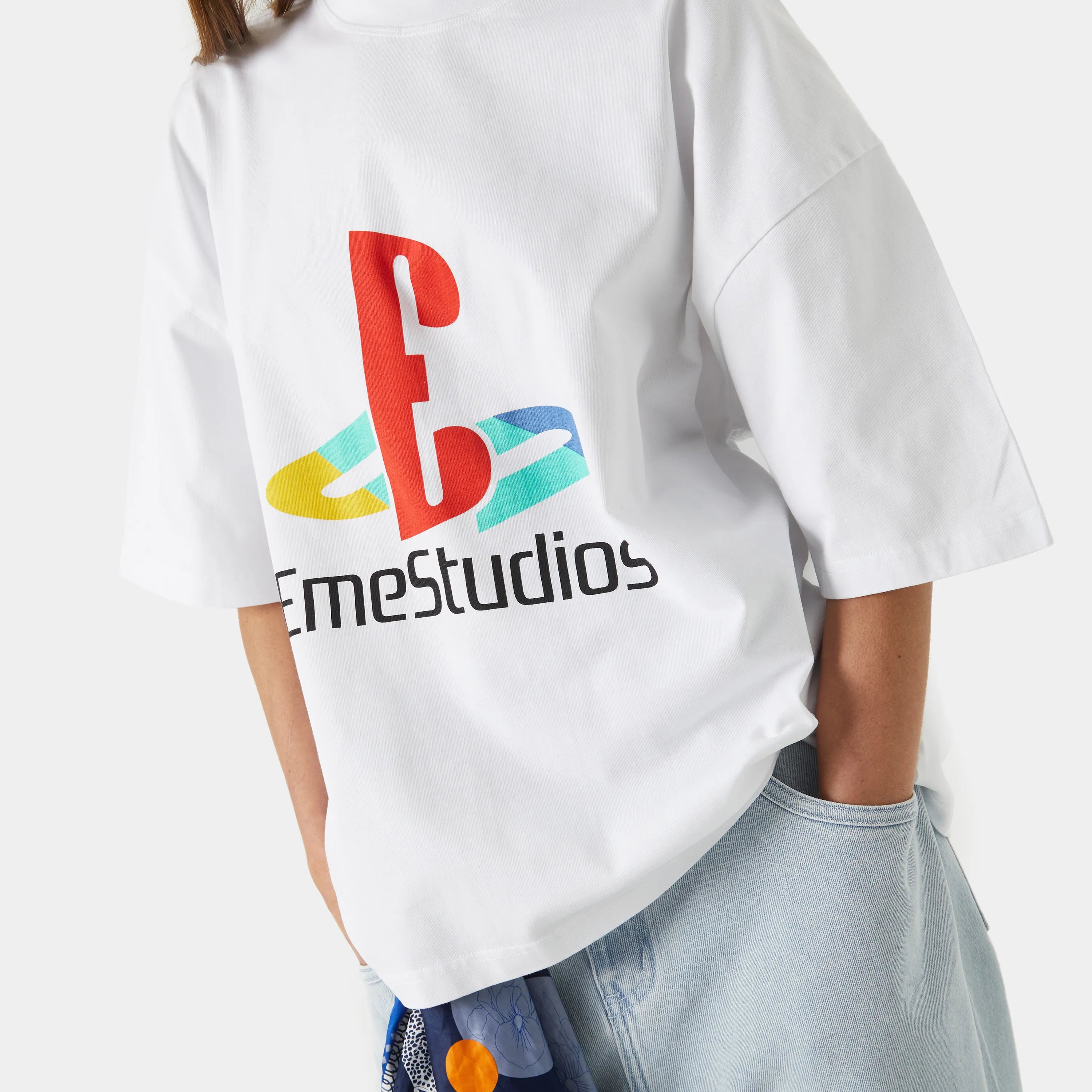 Play With Eme Oversized Tee Camiseta eme