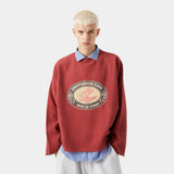 Whiz Cafe Redwood Reverse Crewneck Crewneck eme   