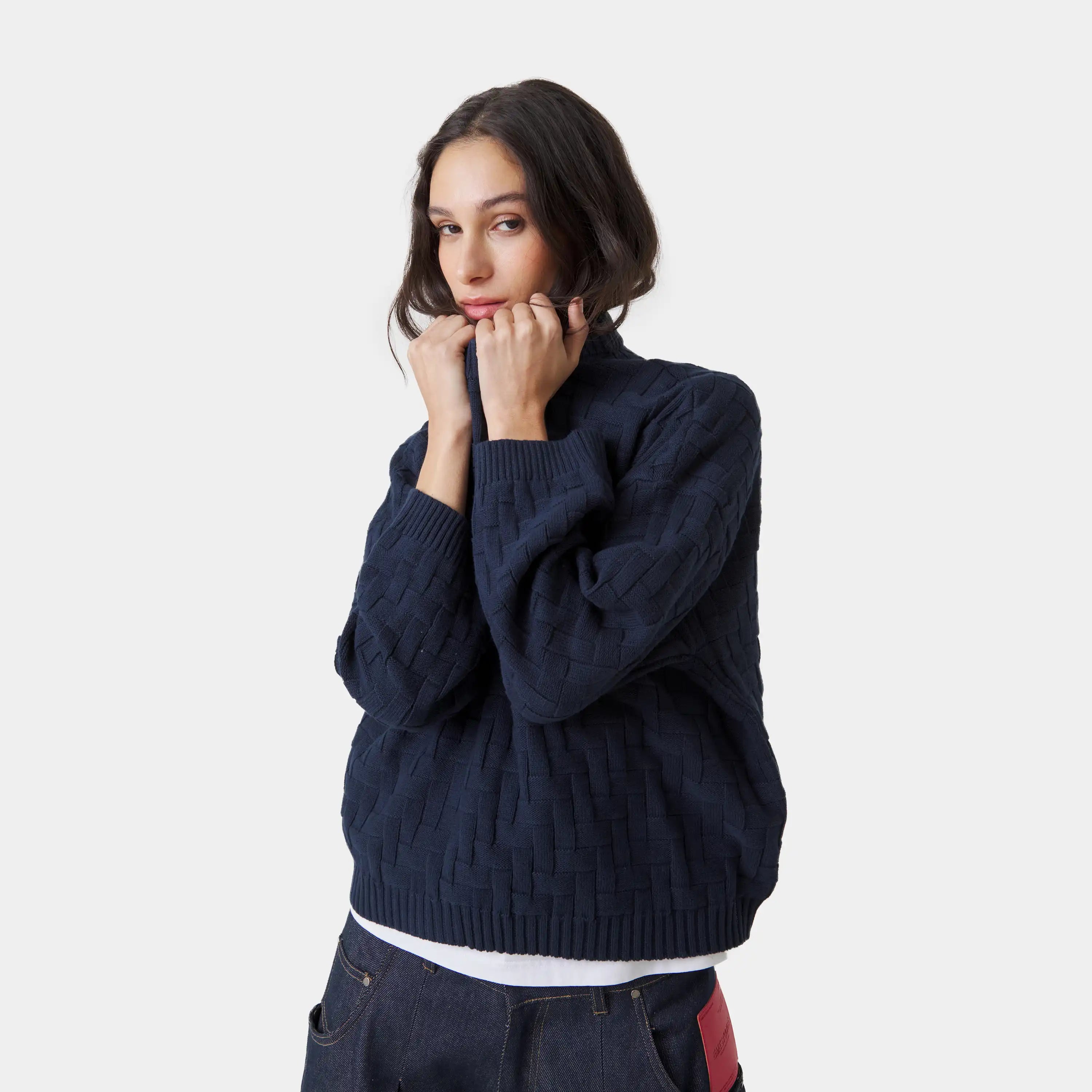 Brick Night Sky Knit Sweater Knitwear Eme Studios