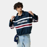 Bachatas Navy Polo Sweatshirts Eme Studios