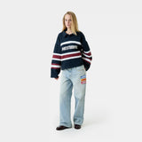 Bachatas Navy Polo Sweatshirts Eme Studios