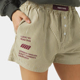 Lucky Striped Boxer Burgundy Underwear Eme Studios