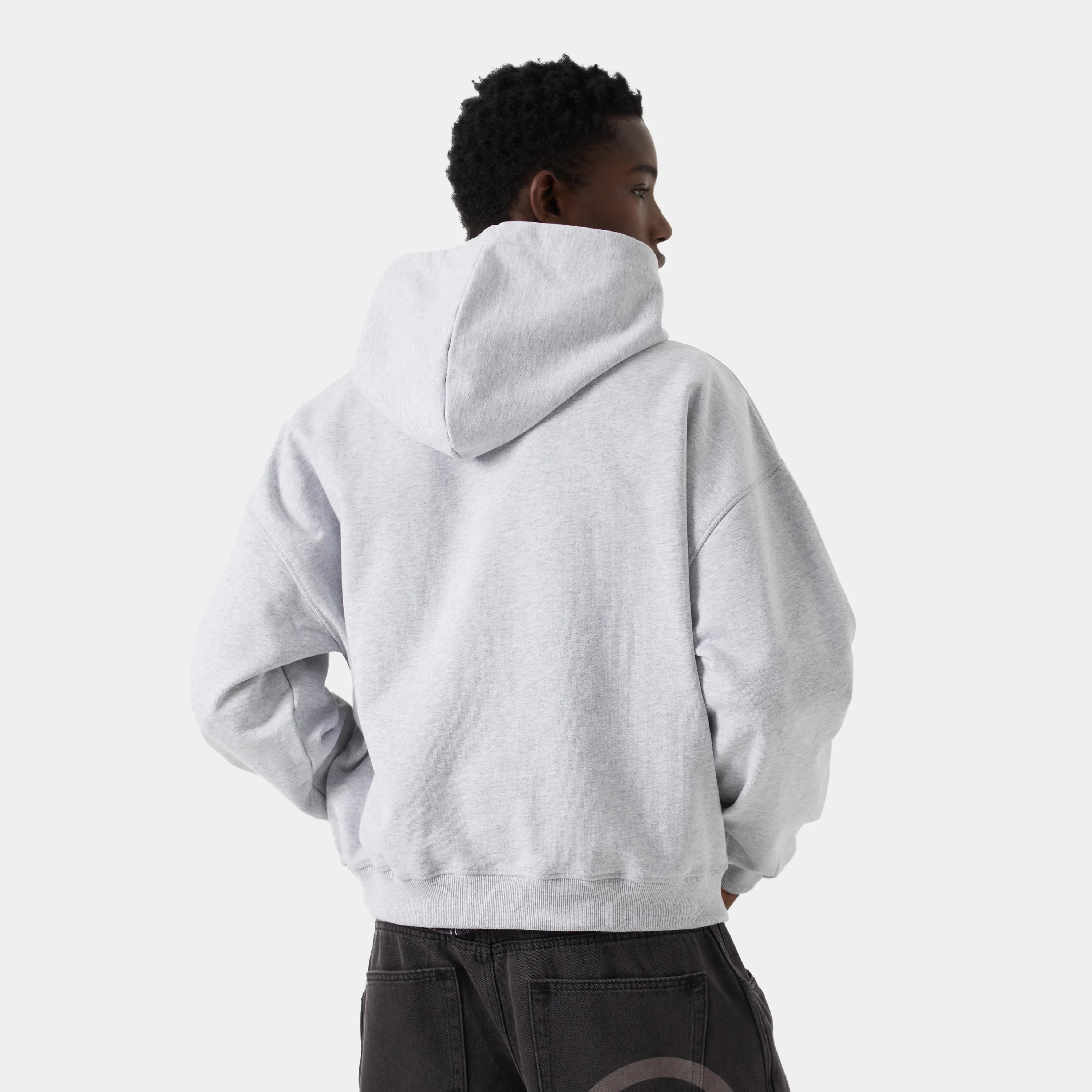 Brick Heather Grey Hoodie Hoodie eme