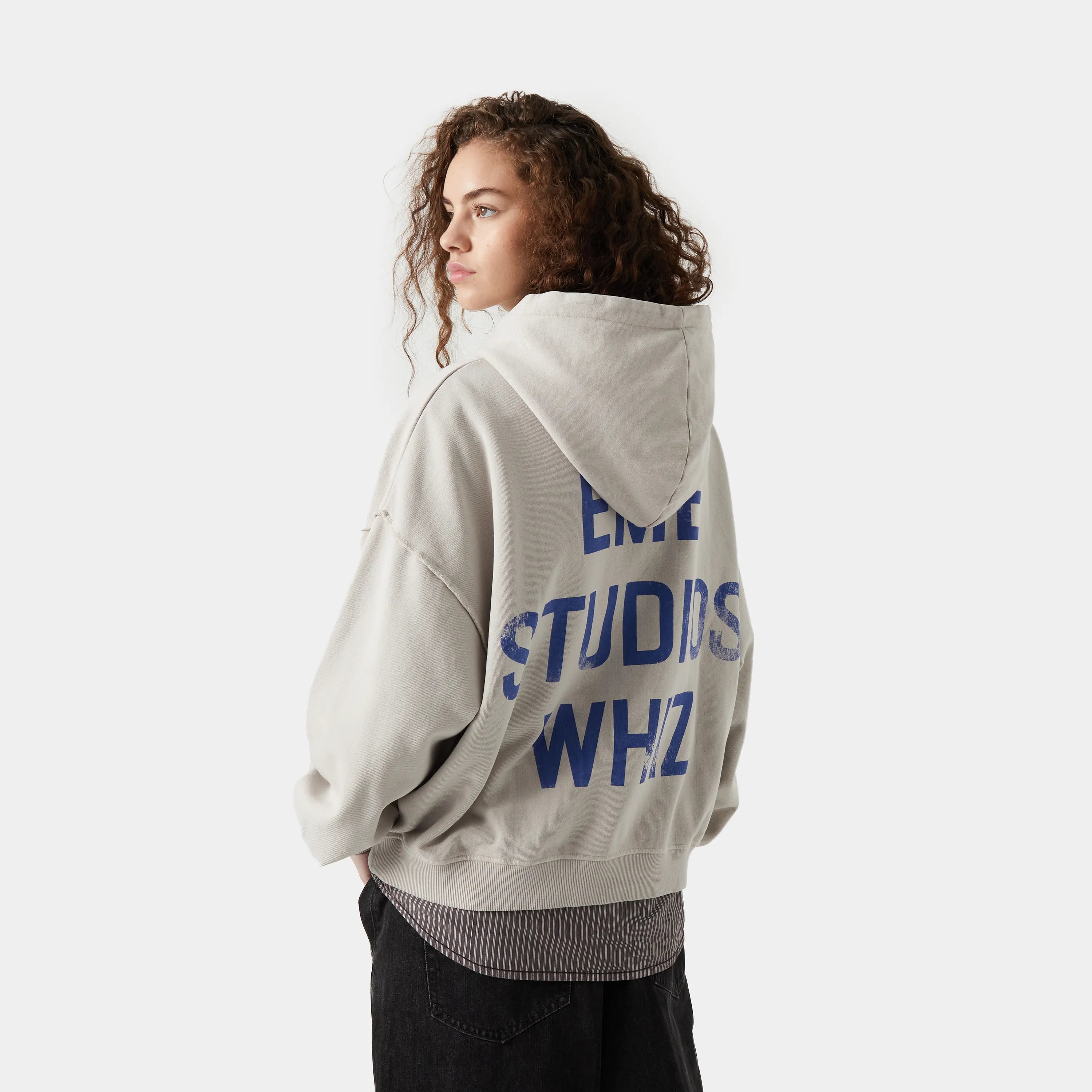 Whiz Soft Stone Oversized Hoodie Hoodie eme   