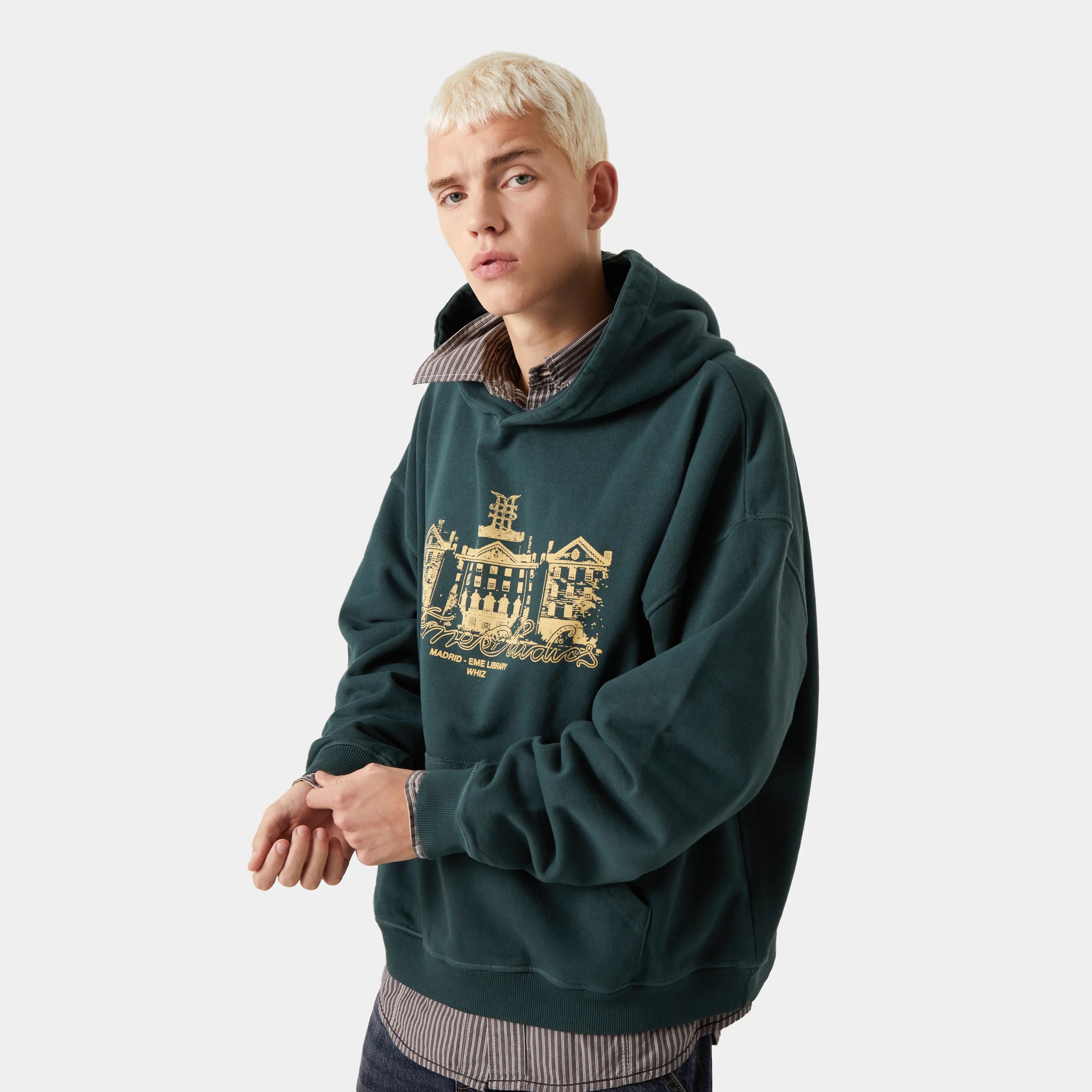 Book Bottle Oversized Hoodie Hoodie eme   