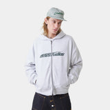 Intel Heather Grey Full Zip Hoodies Eme Studios