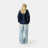 Thesis Navy Knit Sweater Knitwear Eme Studios