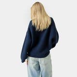 Thesis Navy Knit Sweater Knitwear Eme Studios