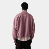 Mbuddy Taupe Oversized Crewneck Crewneck eme