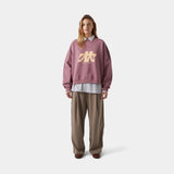 Mbuddy Taupe Oversized Crewneck Crewneck eme