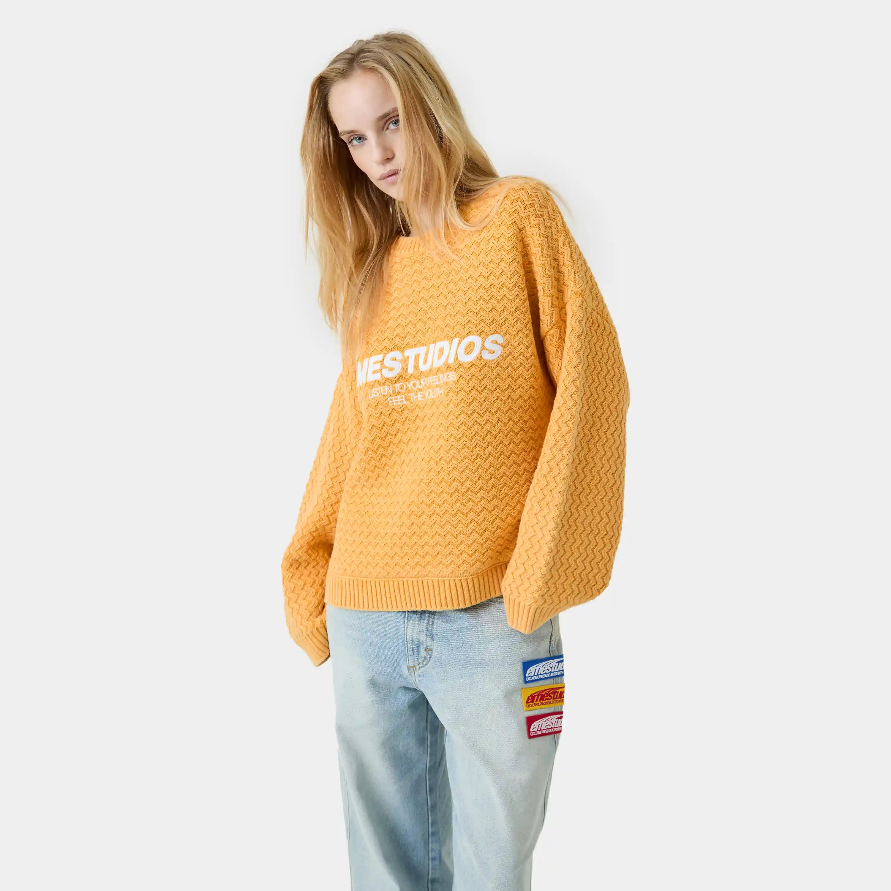 Thesis Tangerine Knit Sweater Knitwear Eme Studios