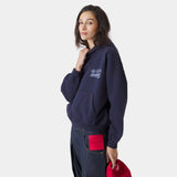 Stamp Navy Oversized Hoodie Hoodies Eme Studios