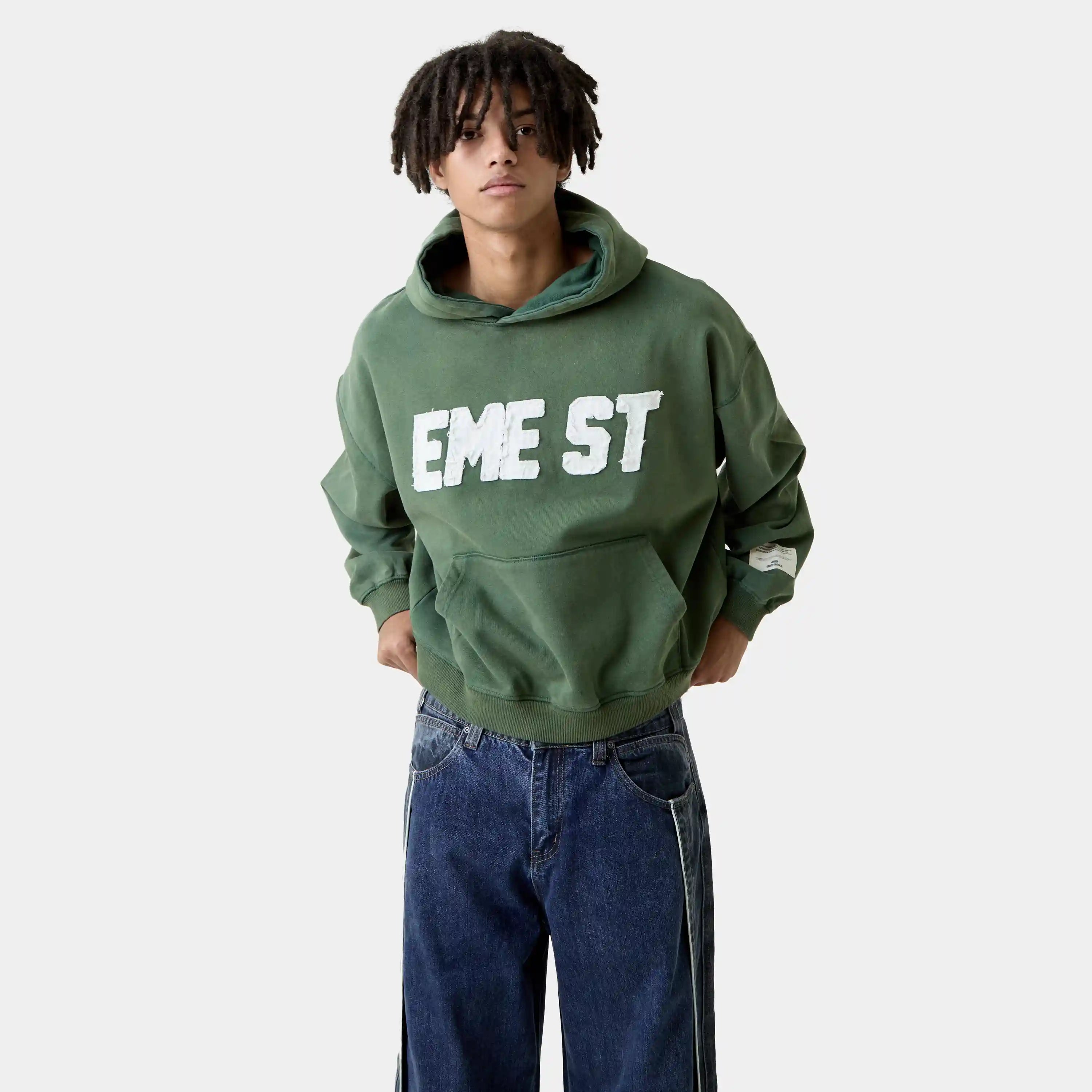Class 3A Forest Oversized Hoodie Hoodies Eme Studios