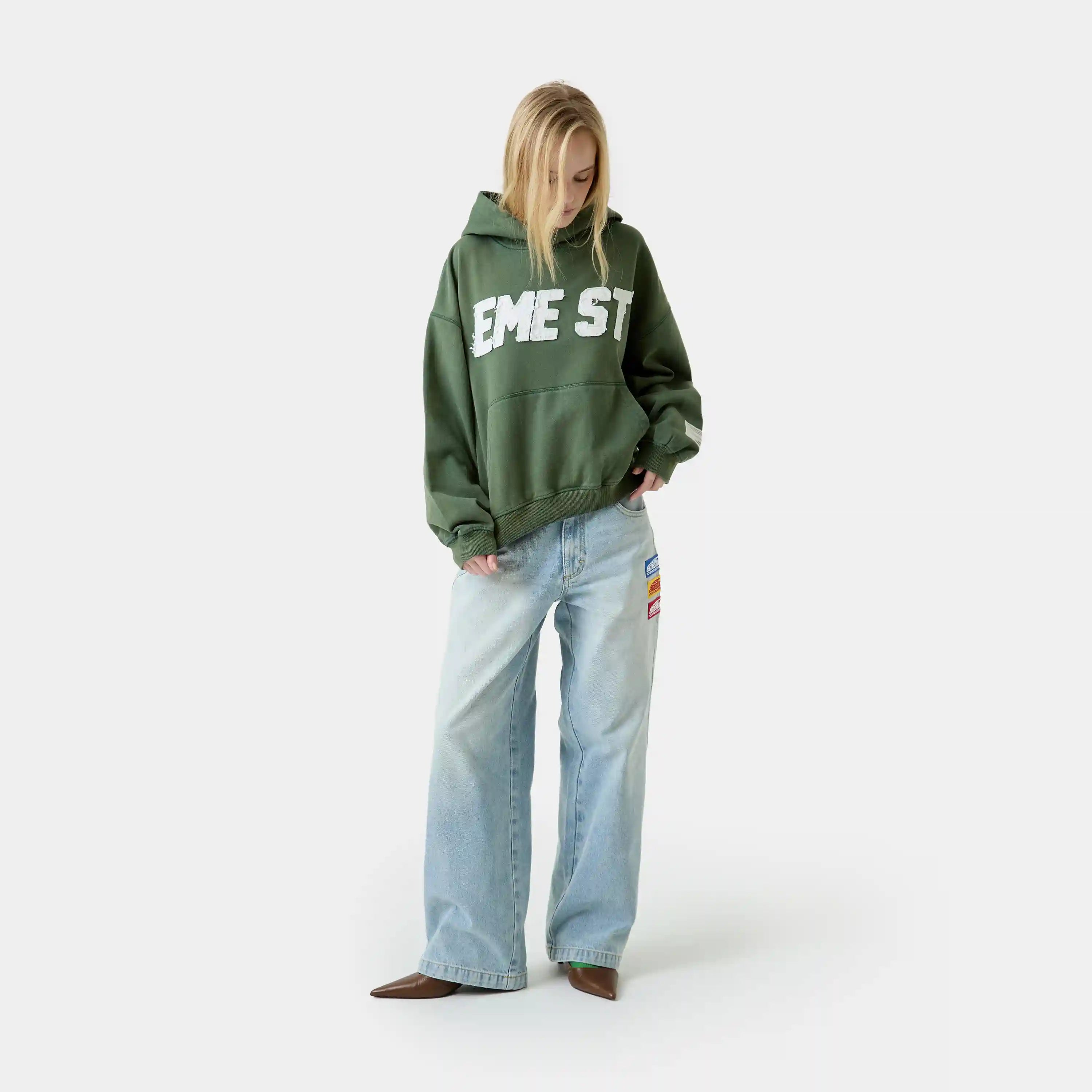 Class 3A Forest Oversized Hoodie Hoodies Eme Studios