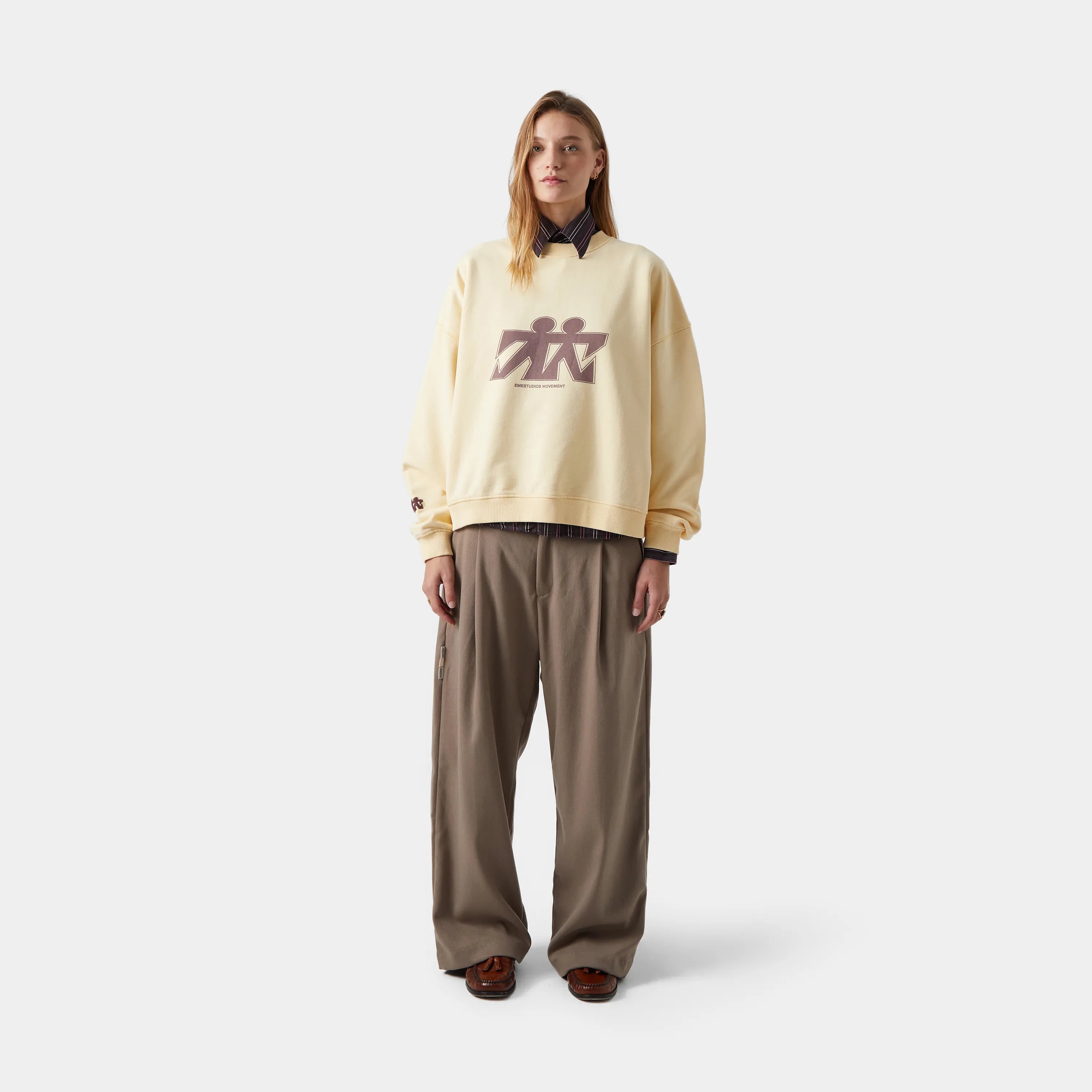 Mbuddy Sunlight Oversized Crewneck Crewneck eme