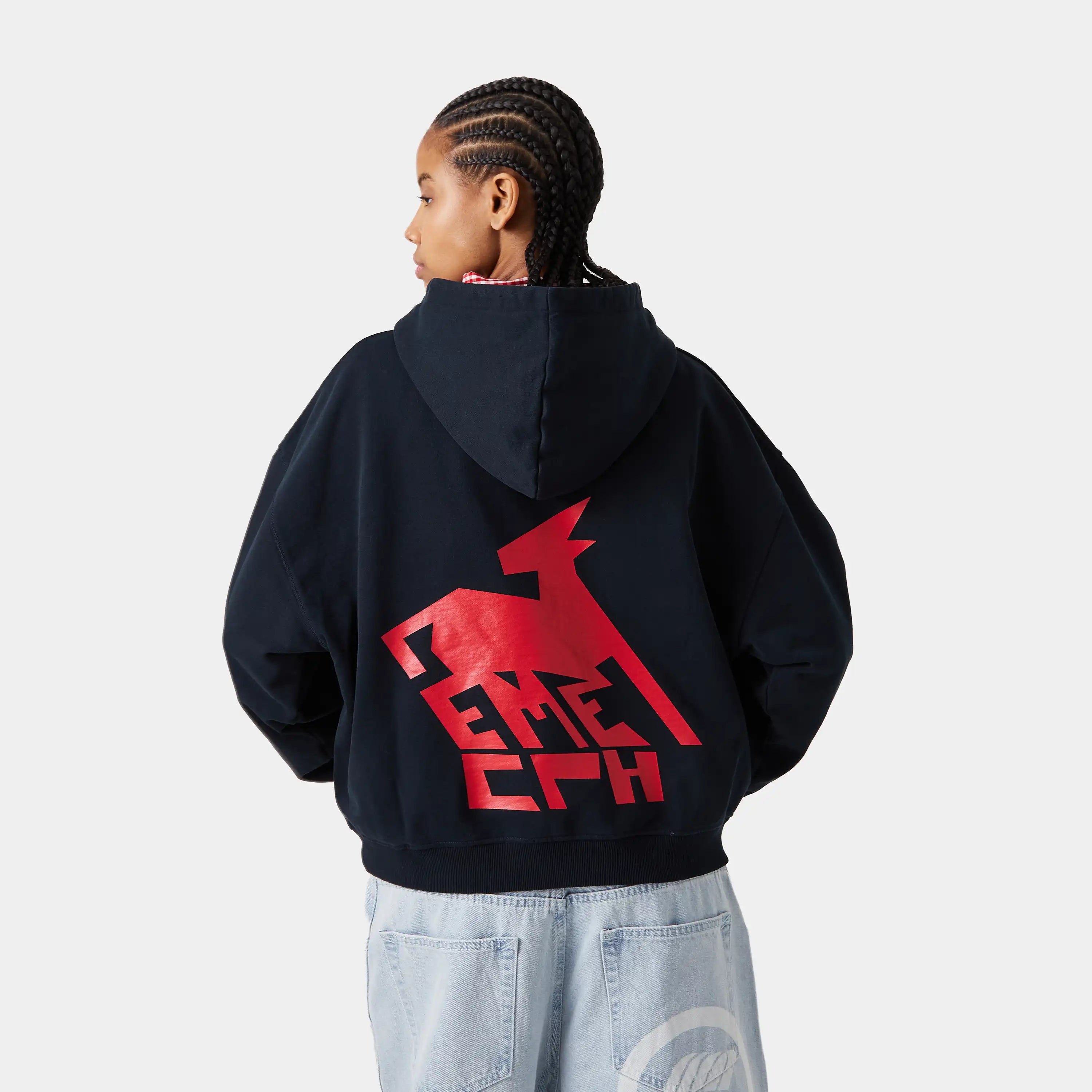 Rensdyr Navy Hoodie Hoodie eme