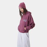 Stamp Maroon Oversized Hoodie Hoodies Eme Studios