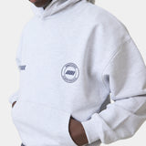 Peyas Heather Grey Oversized Hoodie Hoodies Eme Studios