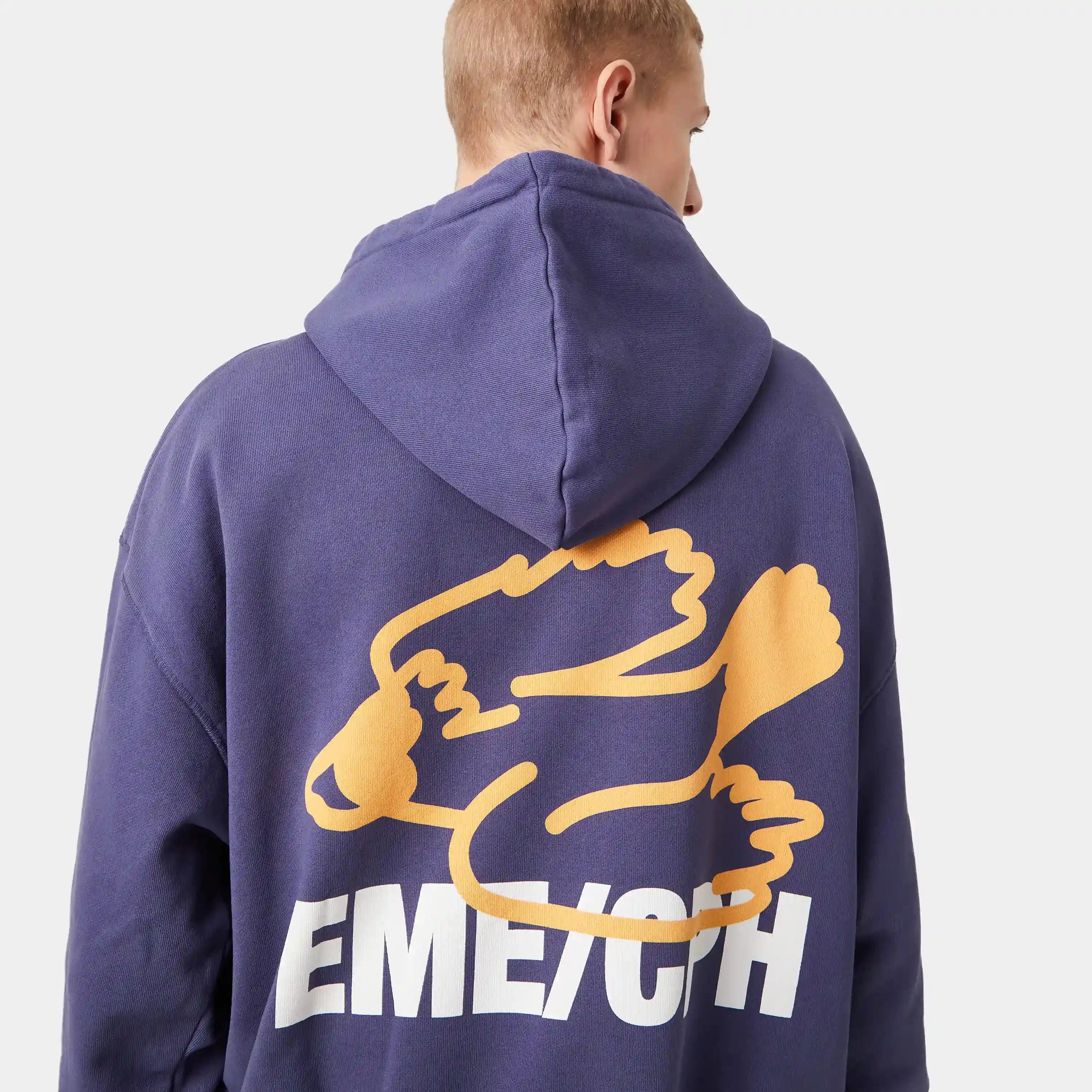 Due Navy Hoodie Hoodie eme