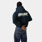 Peyas Navy Oversized Hoodie Hoodies Eme Studios