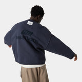 Stealth Navy Reverse Crewneck Crewneck eme