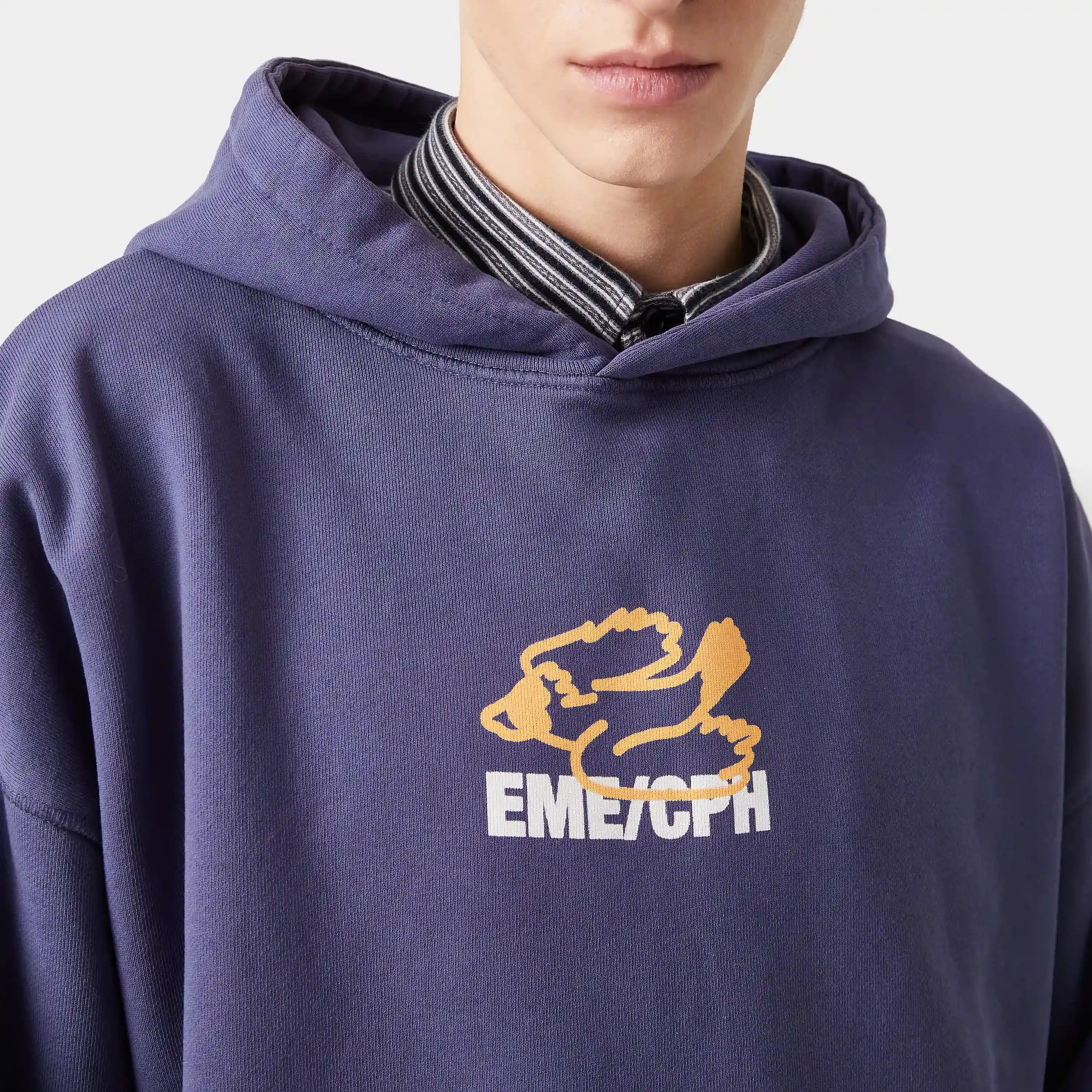 Due Navy Hoodie Hoodie eme