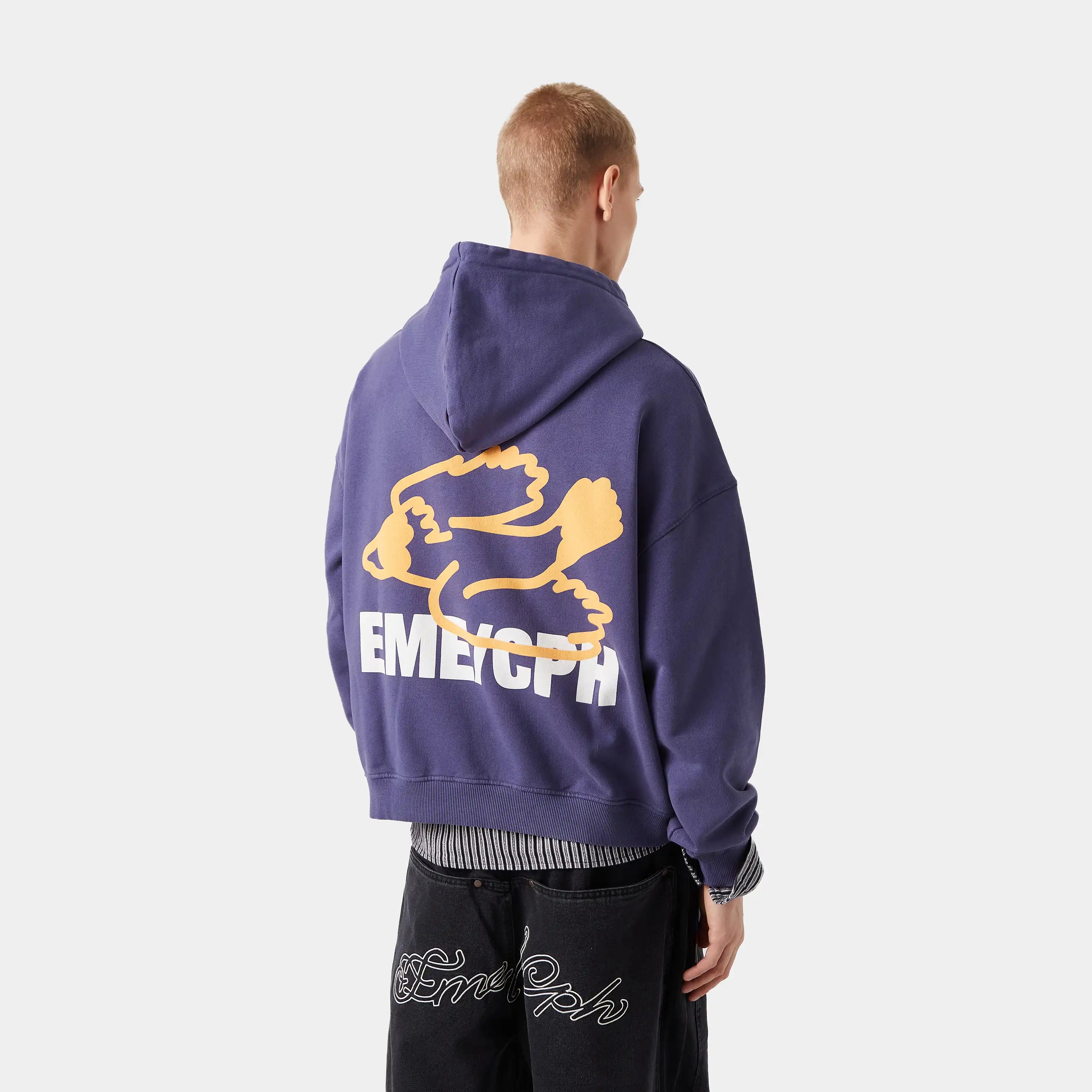 Due Navy Hoodie Hoodie eme