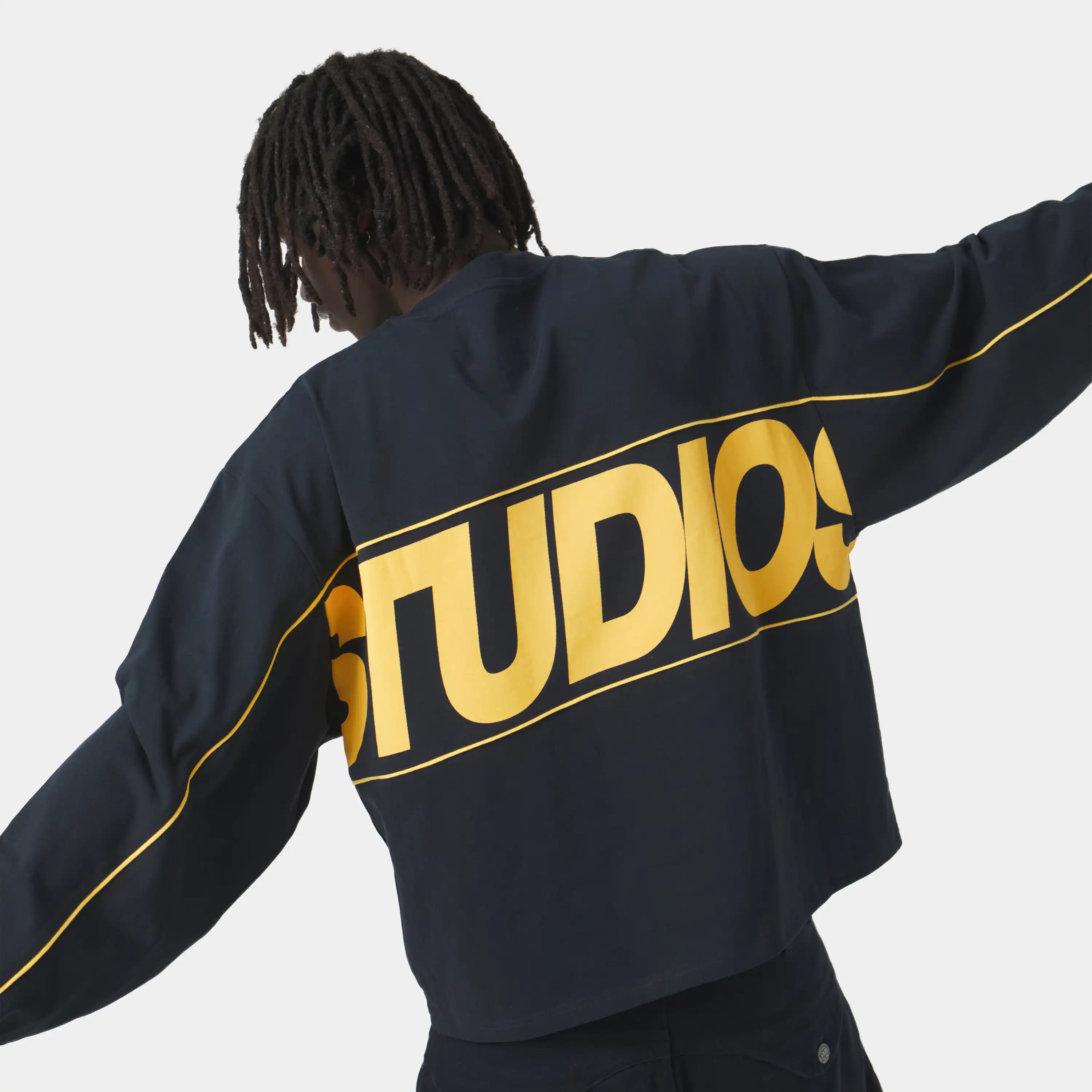 Crossline Navy Long Sleeve T-shirts eme