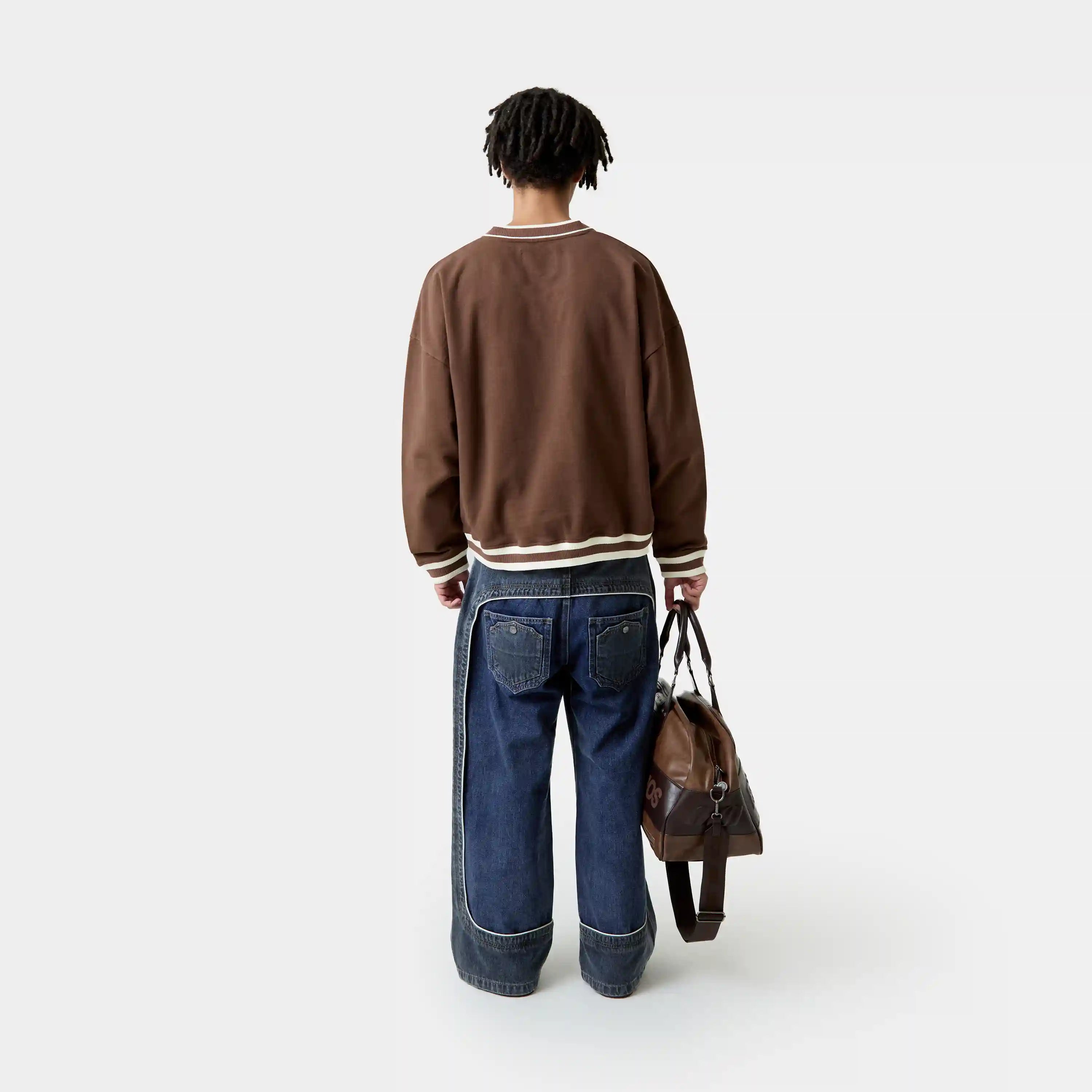 Academy Choco Oversized Crewneck Sweatshirts Eme Studios