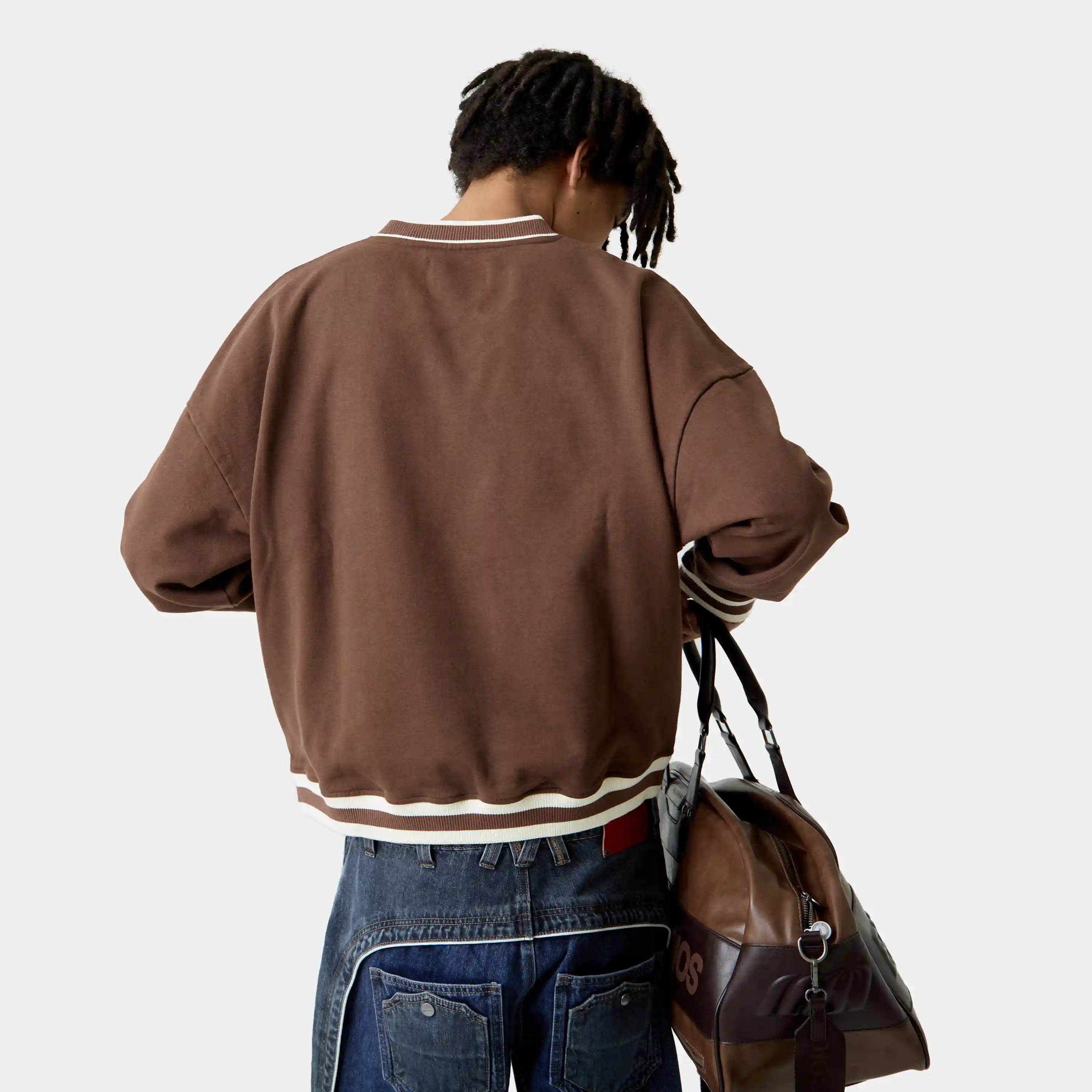 Academy Choco Oversized Crewneck Sweatshirts Eme Studios