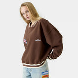 Academy Choco Oversized Crewneck Sweatshirts Eme Studios