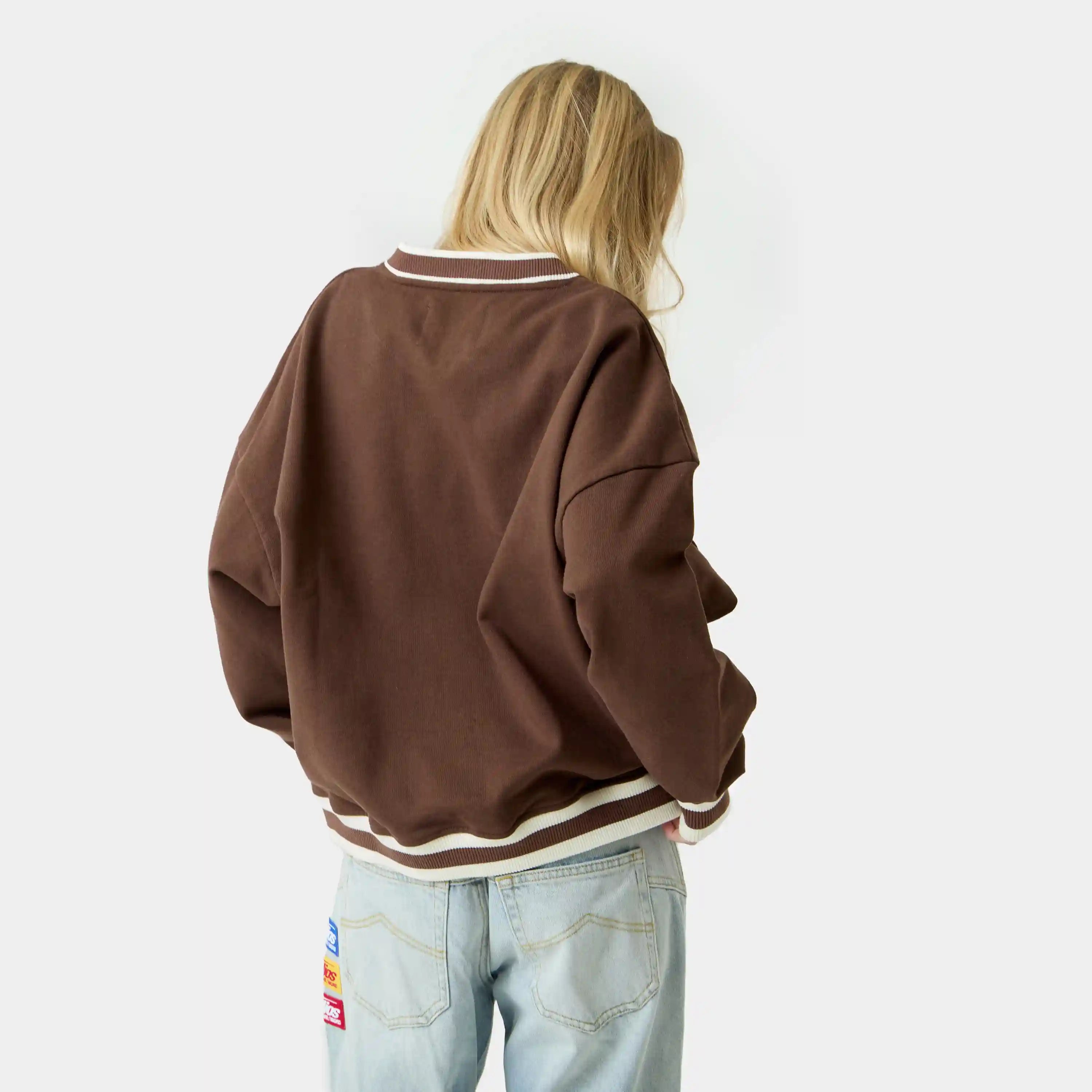 Academy Choco Oversized Crewneck Sweatshirts Eme Studios