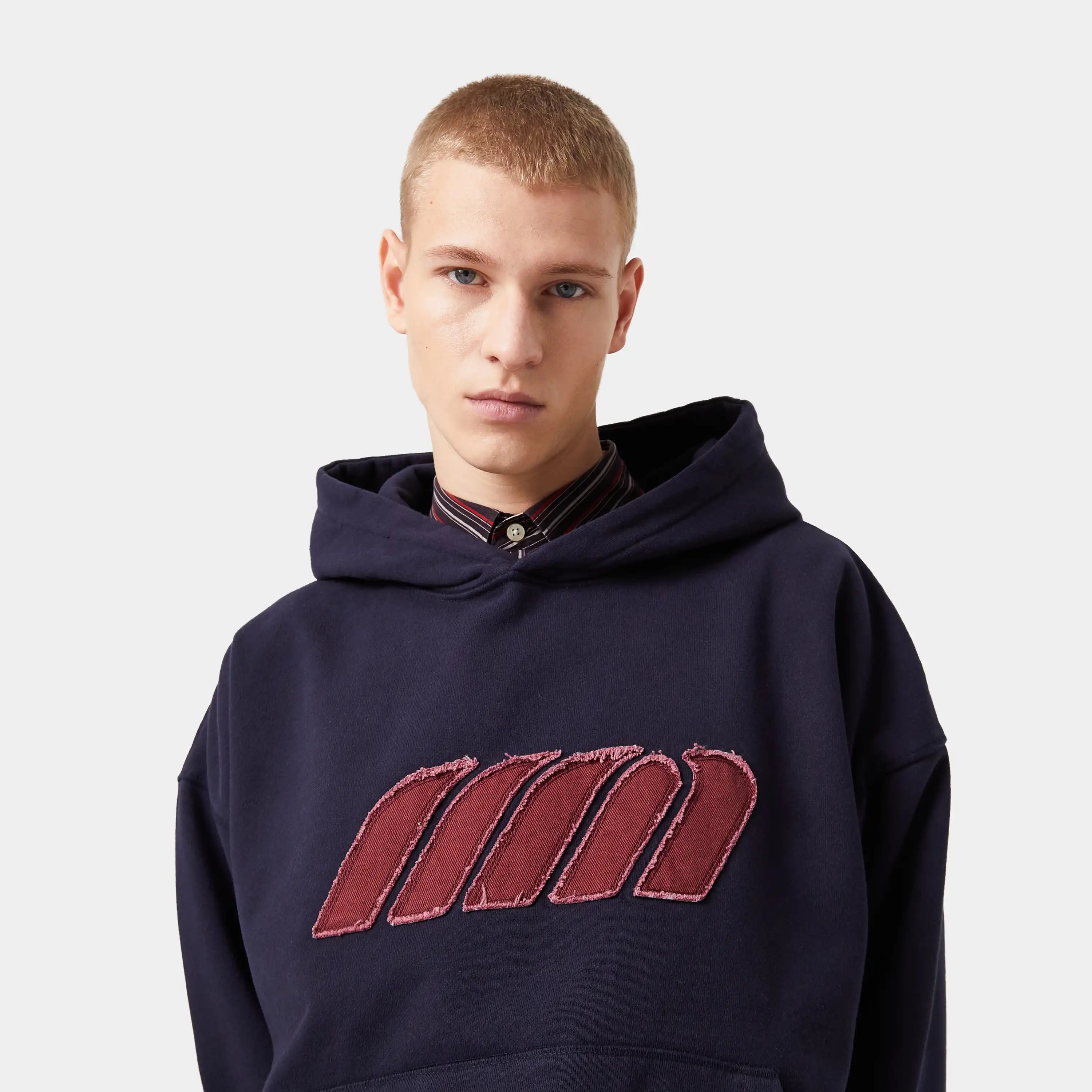 Plog Navy Oversized Hoodie Hoodie eme