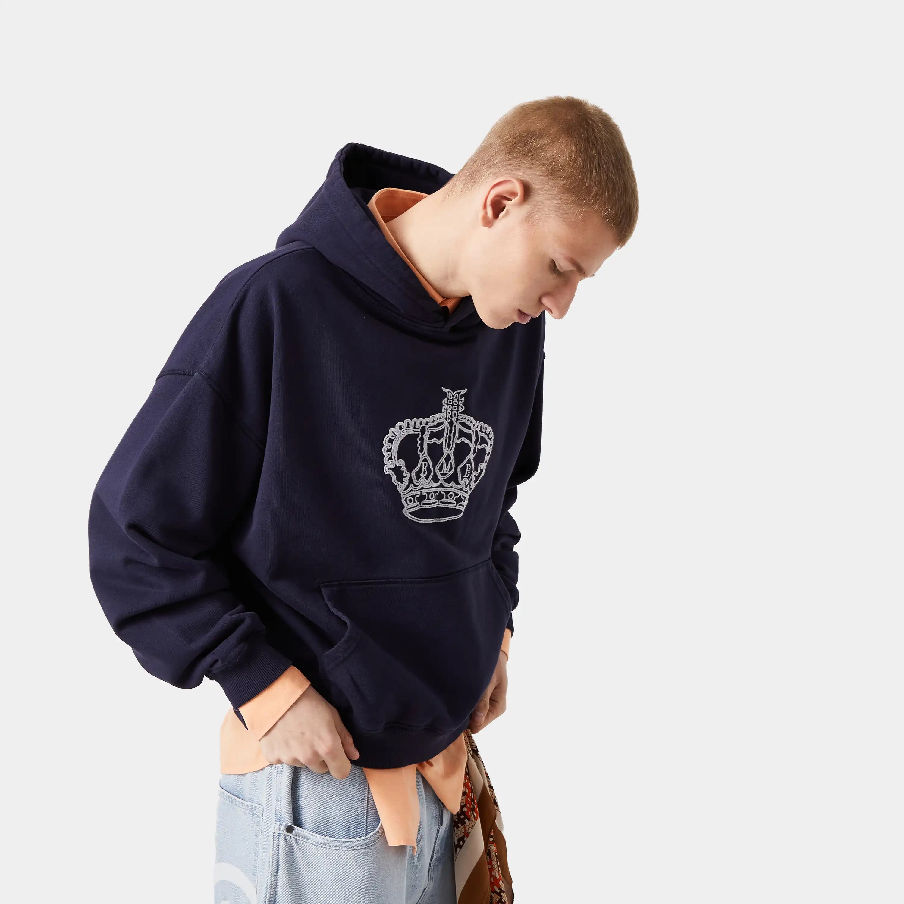 Mufasa Navy Oversized Hoodie Hoodie eme