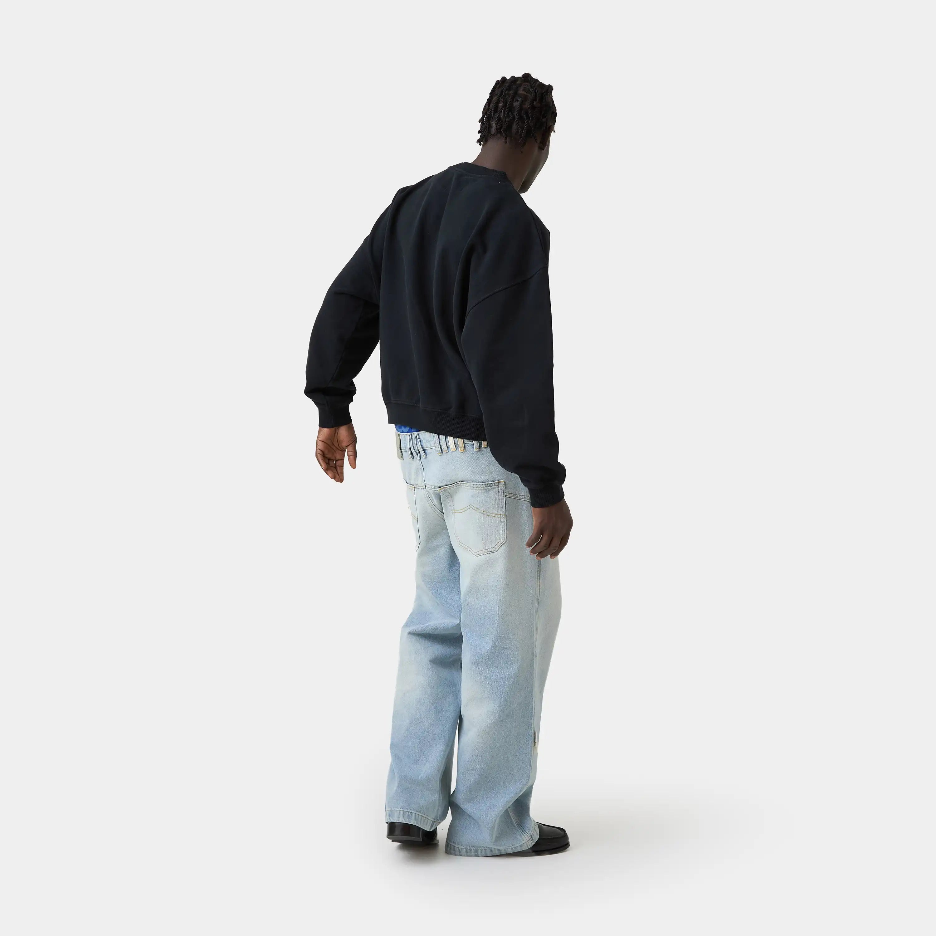 Staple Shadow Oversized Crewneck Sweatshirts Eme Studios