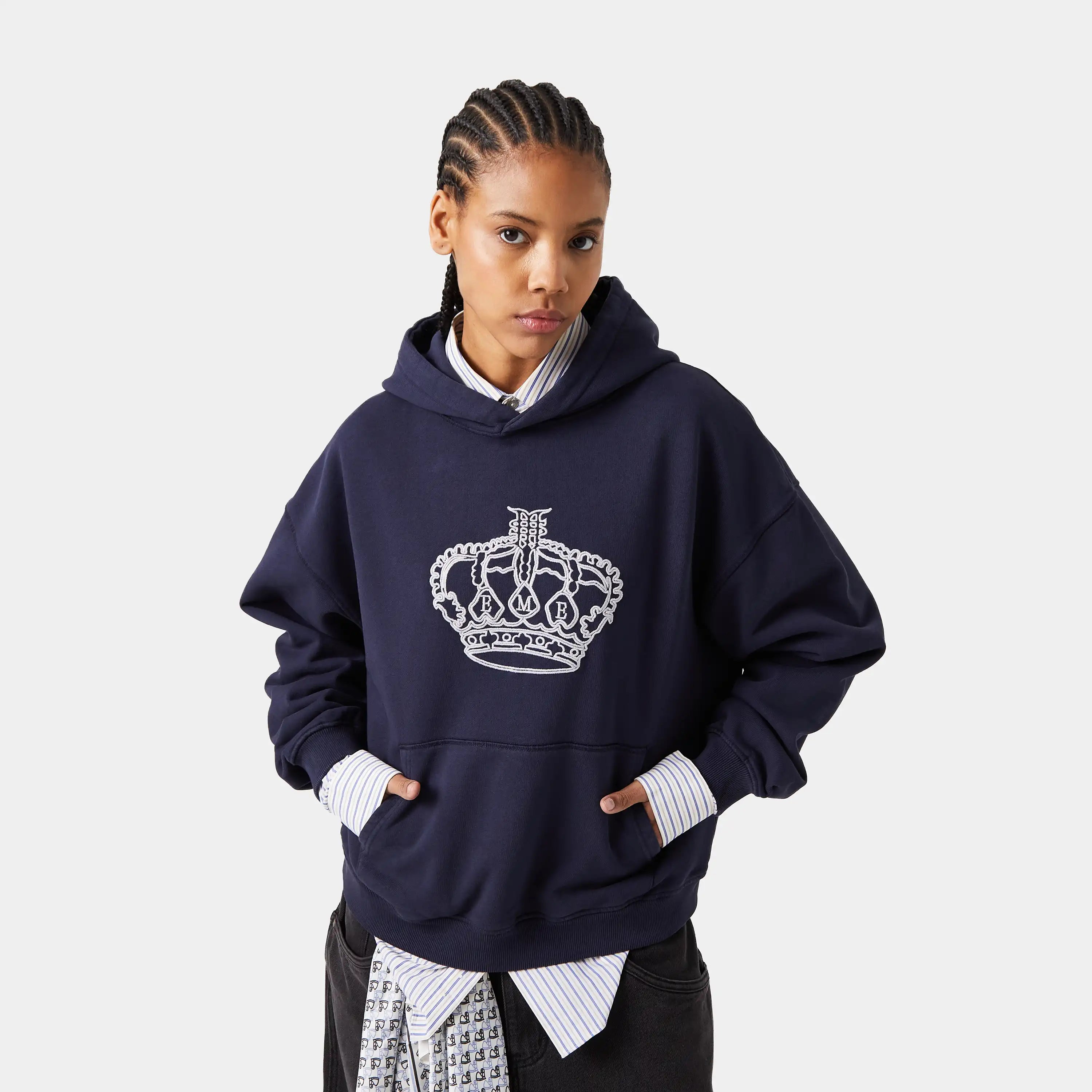 Mufasa Navy Oversized Hoodie Hoodie eme