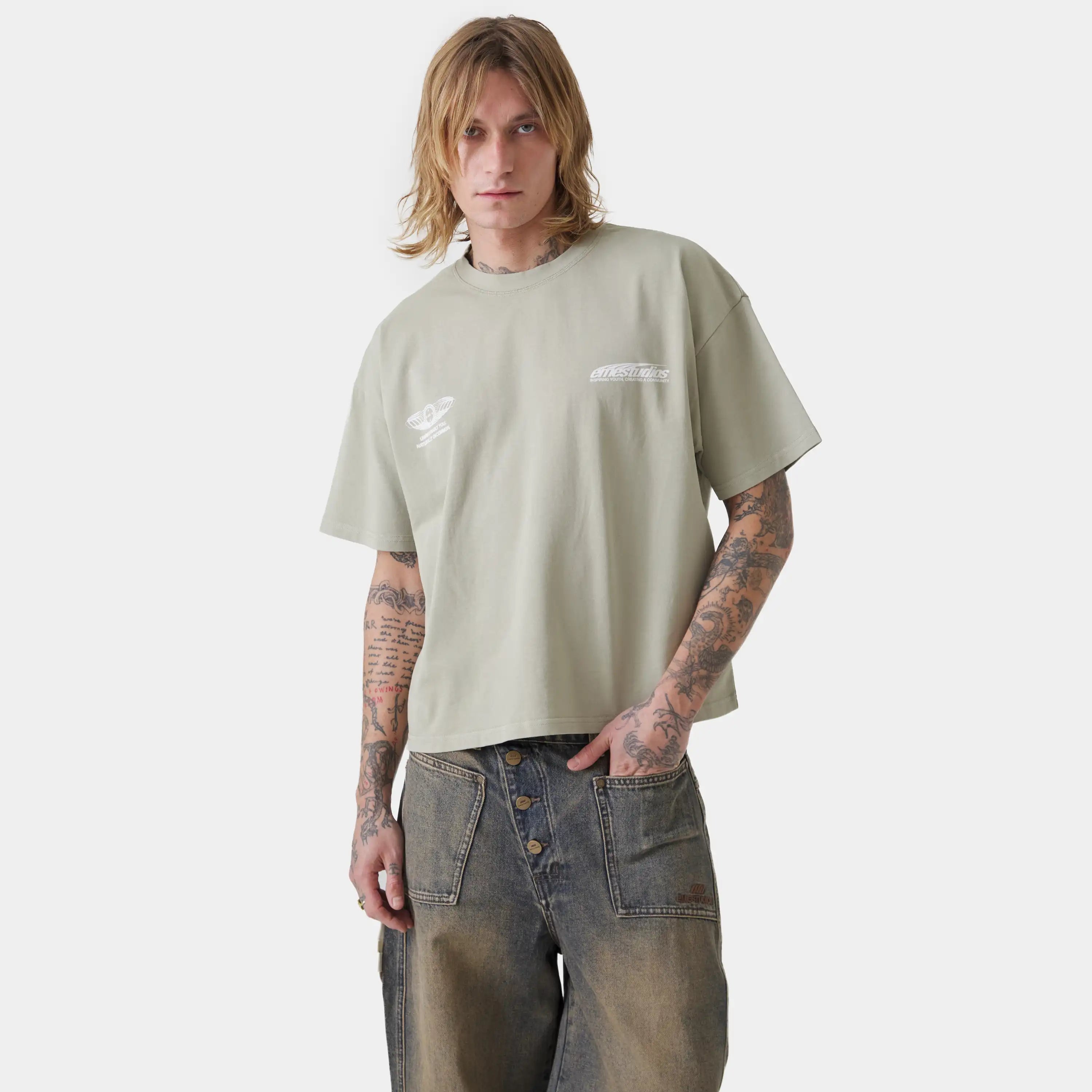 Ginger Sage Oversized Tee T-shirts Eme Studios