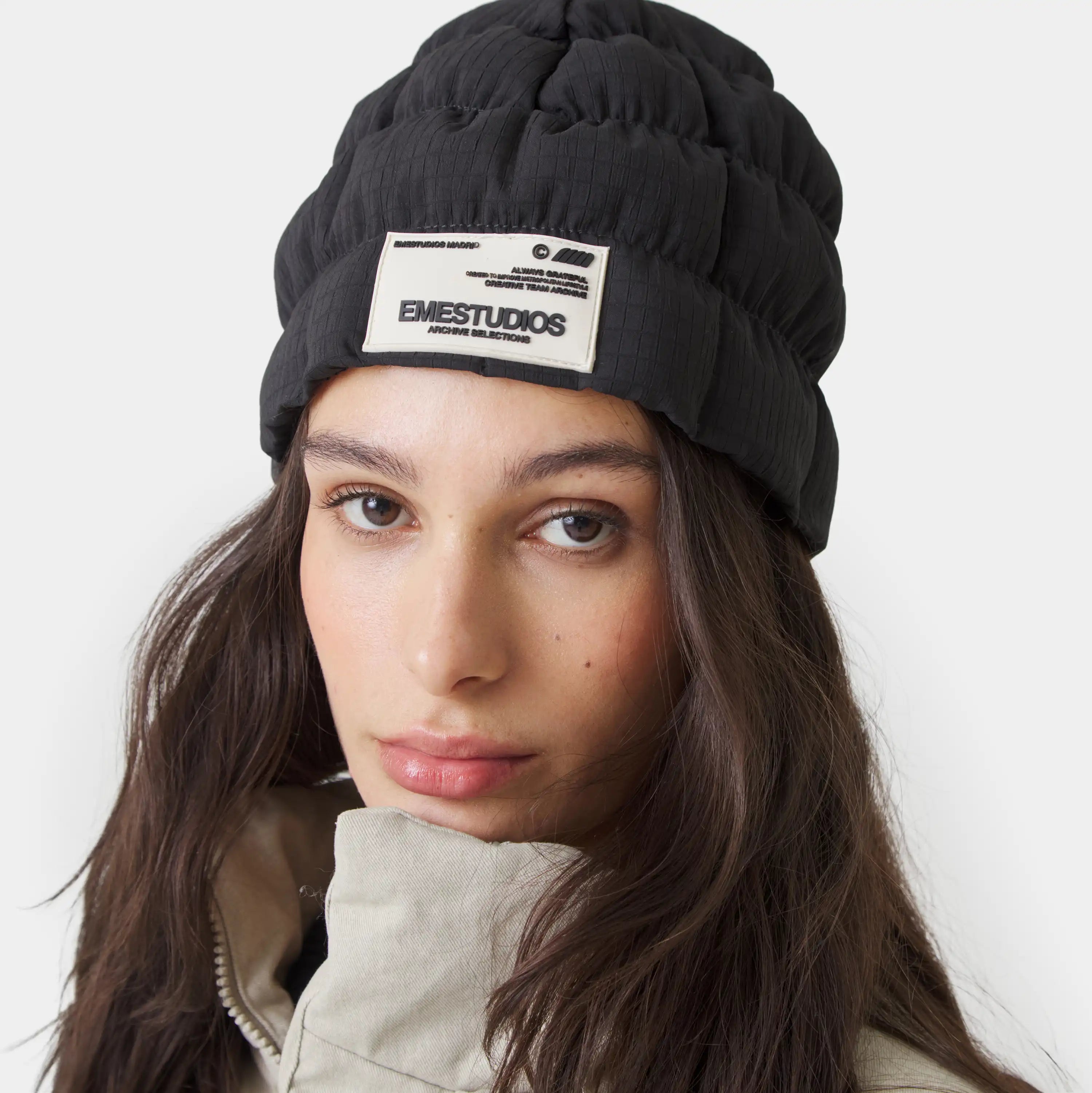 Puffer Shadow Beanie Headwear Eme Studios