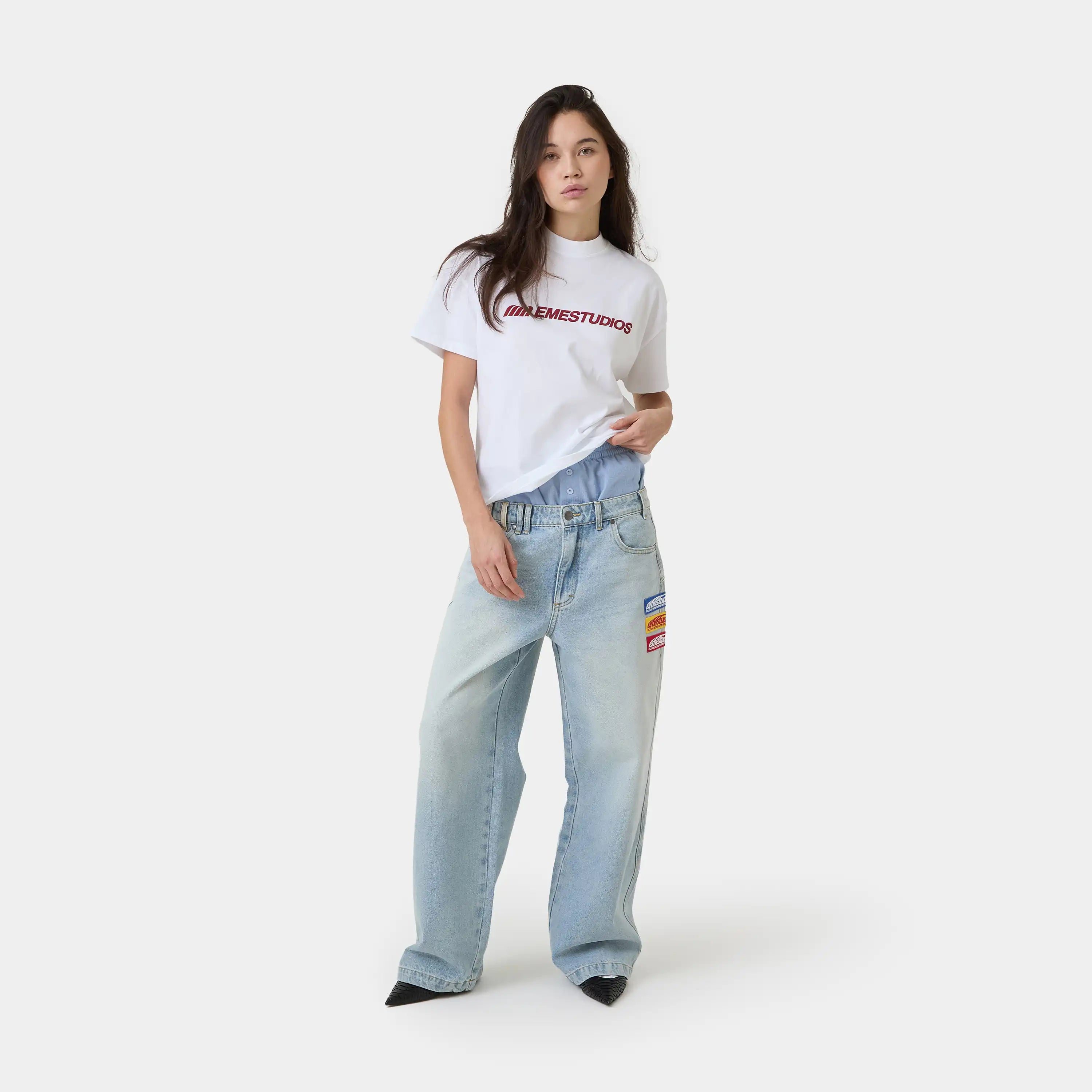 Core Pearl Oversized Tee T-shirts Eme Studios